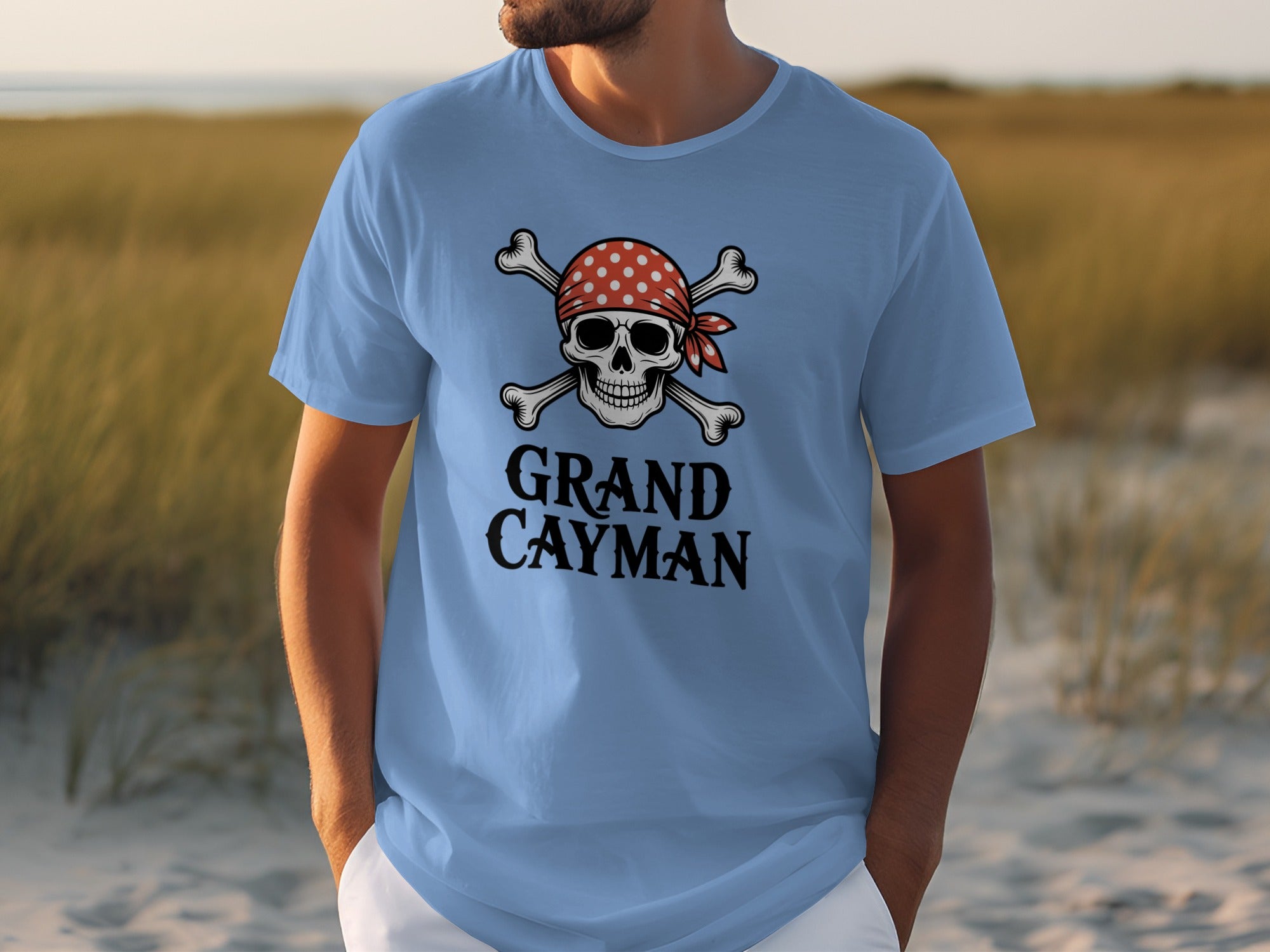 Grand Cayman Skull and Bones Design T-shirt product