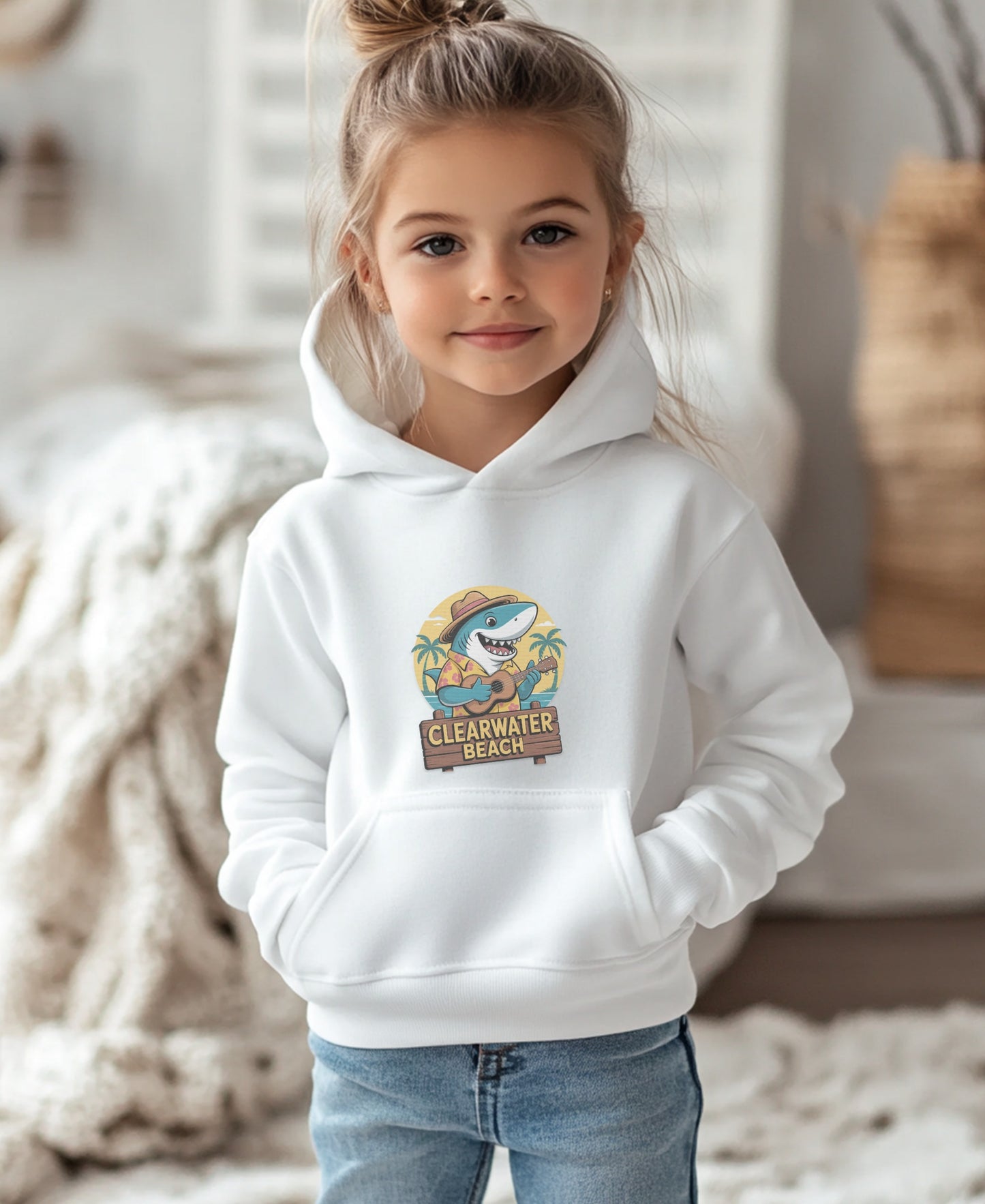 Clearwater Beach Shark Hoodie for Kids product