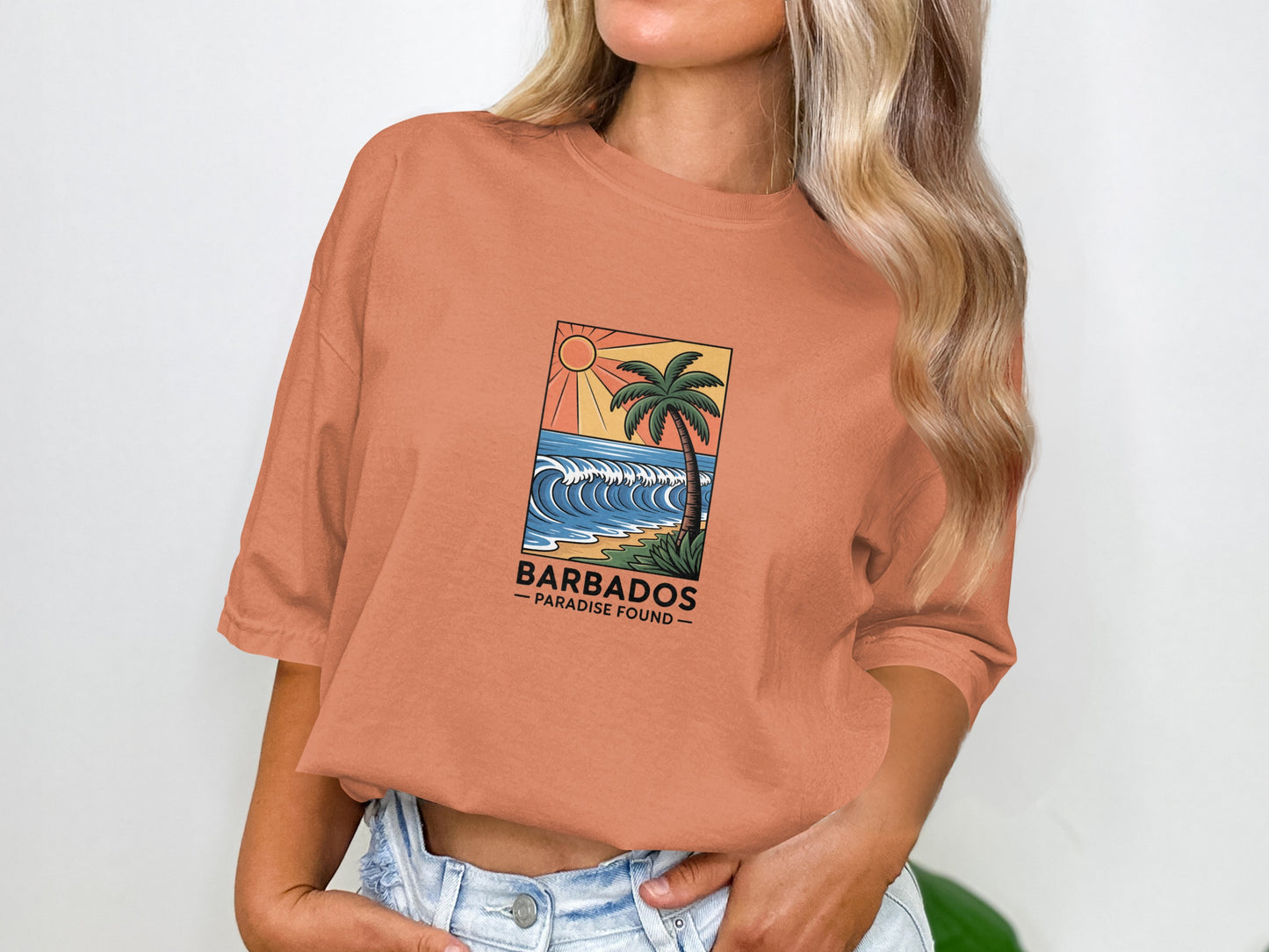 Barbados Paradise Found Graphic T Shirt product type