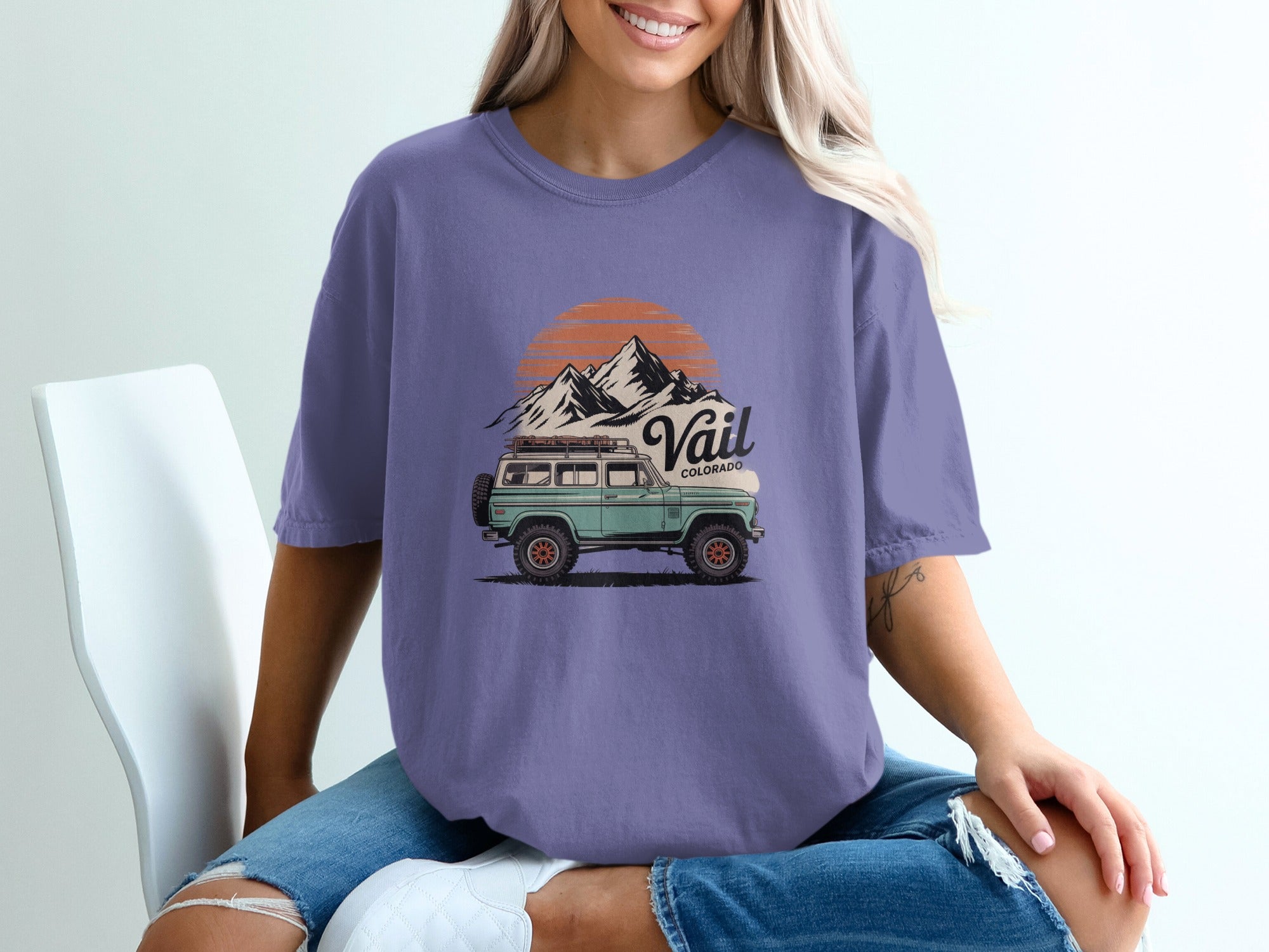 Vail Colorado Graphic T Shirt with Mountains product