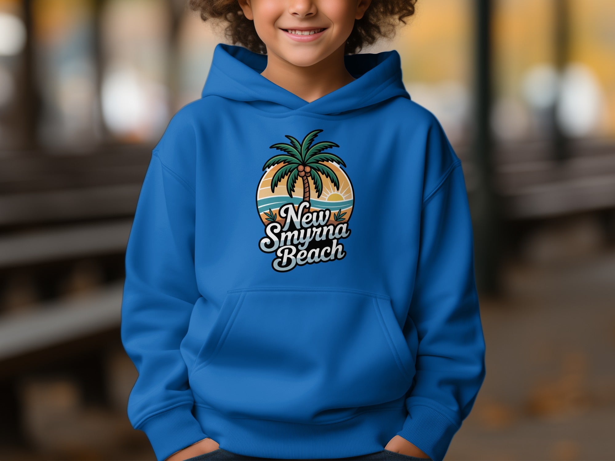 New Smyrna Beach Blue Hoodie product