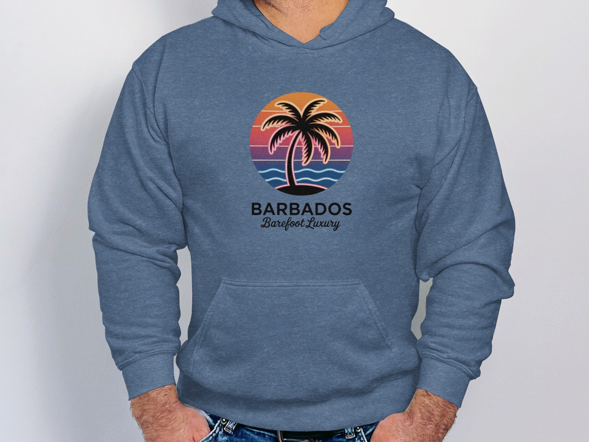 Barbados Barefoot Luxury Palm Tree Hoodie product