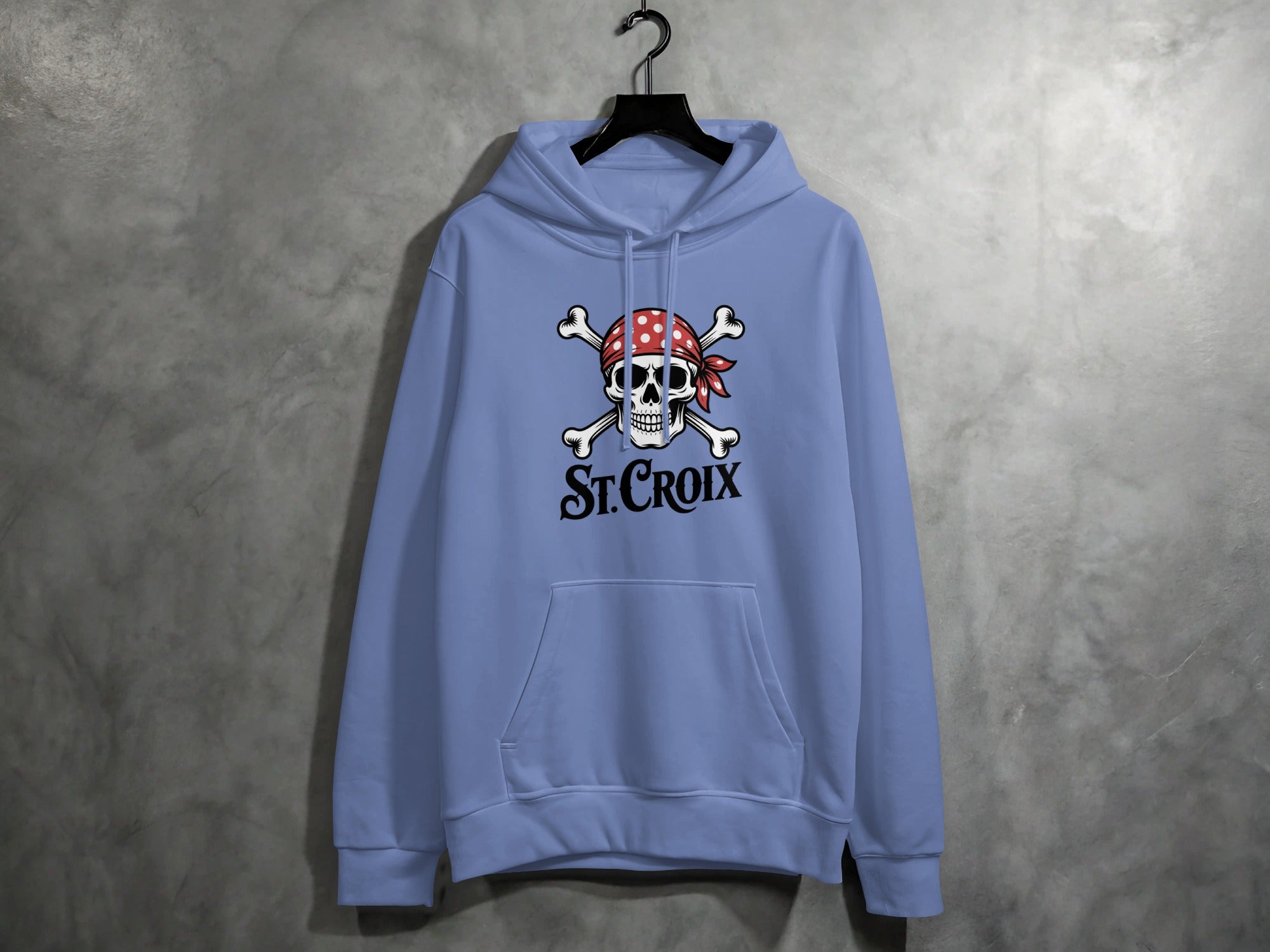 Stylish St Croix Skull Graphic Hoodie sweatshirt product