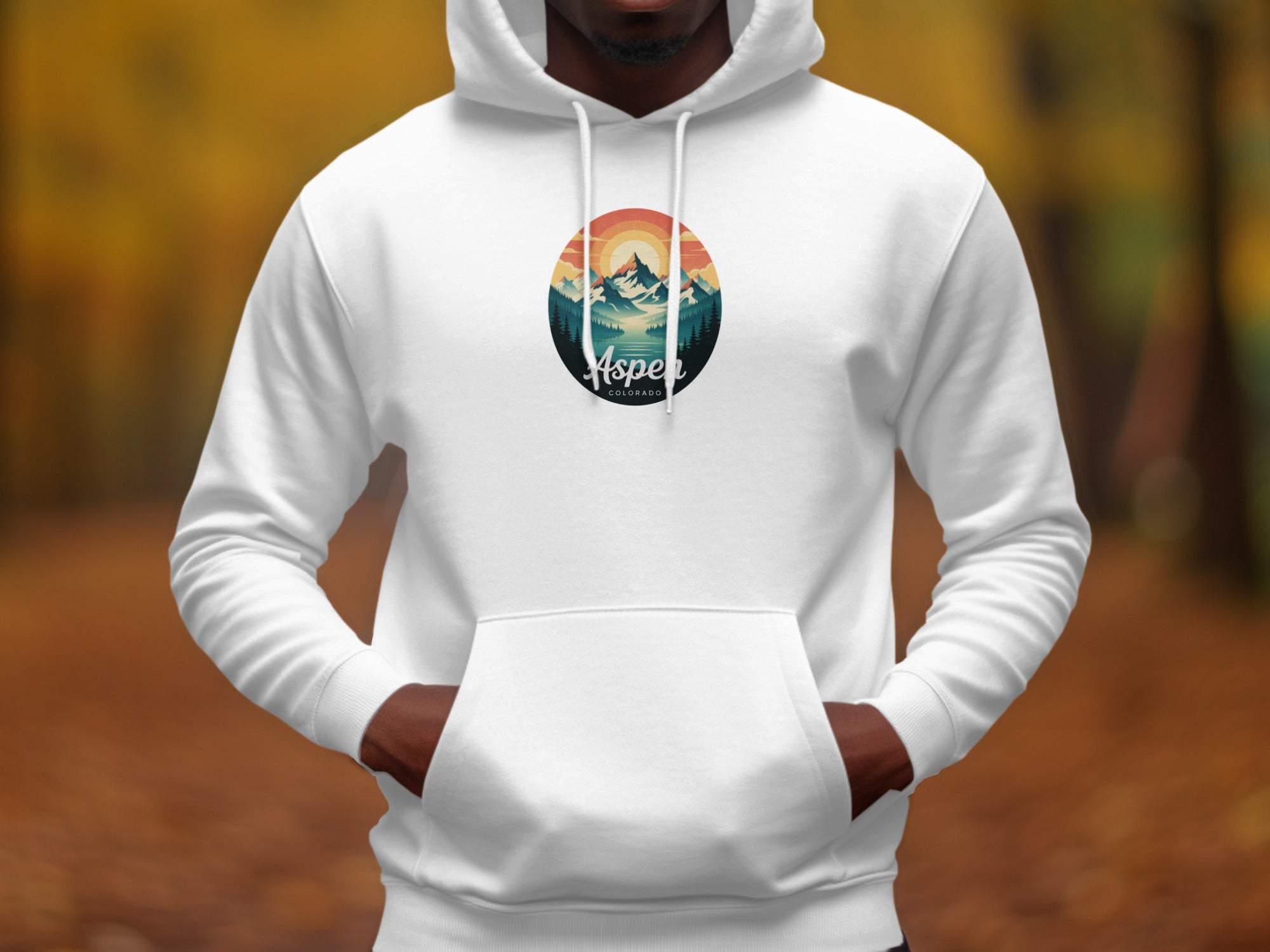 Sunset Mountain Aspen Colorado Graphic Hoodies product