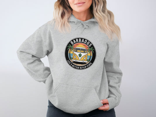 Barbados Life Is Better In Flip Flops Hoodie product