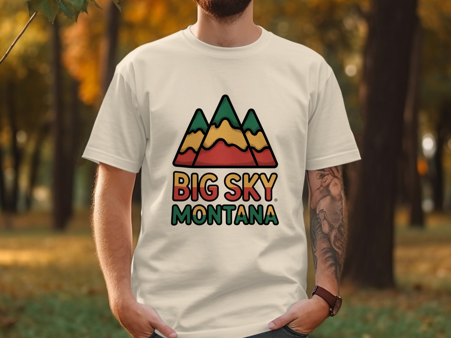 Big Sky Montana Graphic Tee Shirt product type