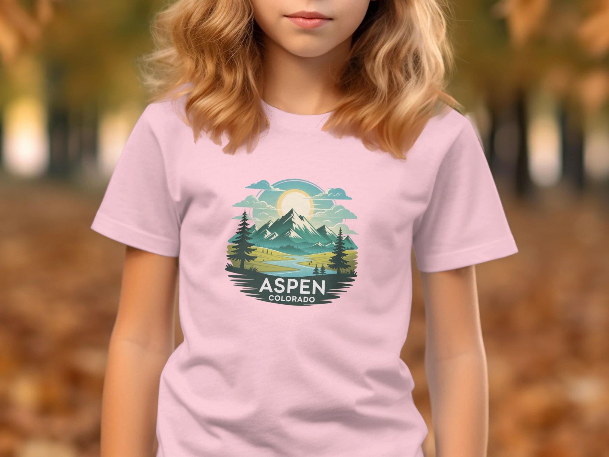 Aspen Colorado Scenic Landscape T-Shirt