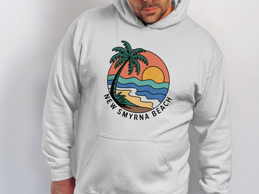 New Smyrna Beach Sunset Graphic Design Hoodie product