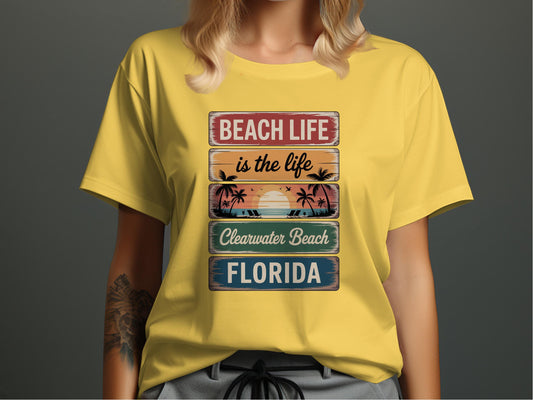 Beach Life Clearwater Beach Florida T-shirt product