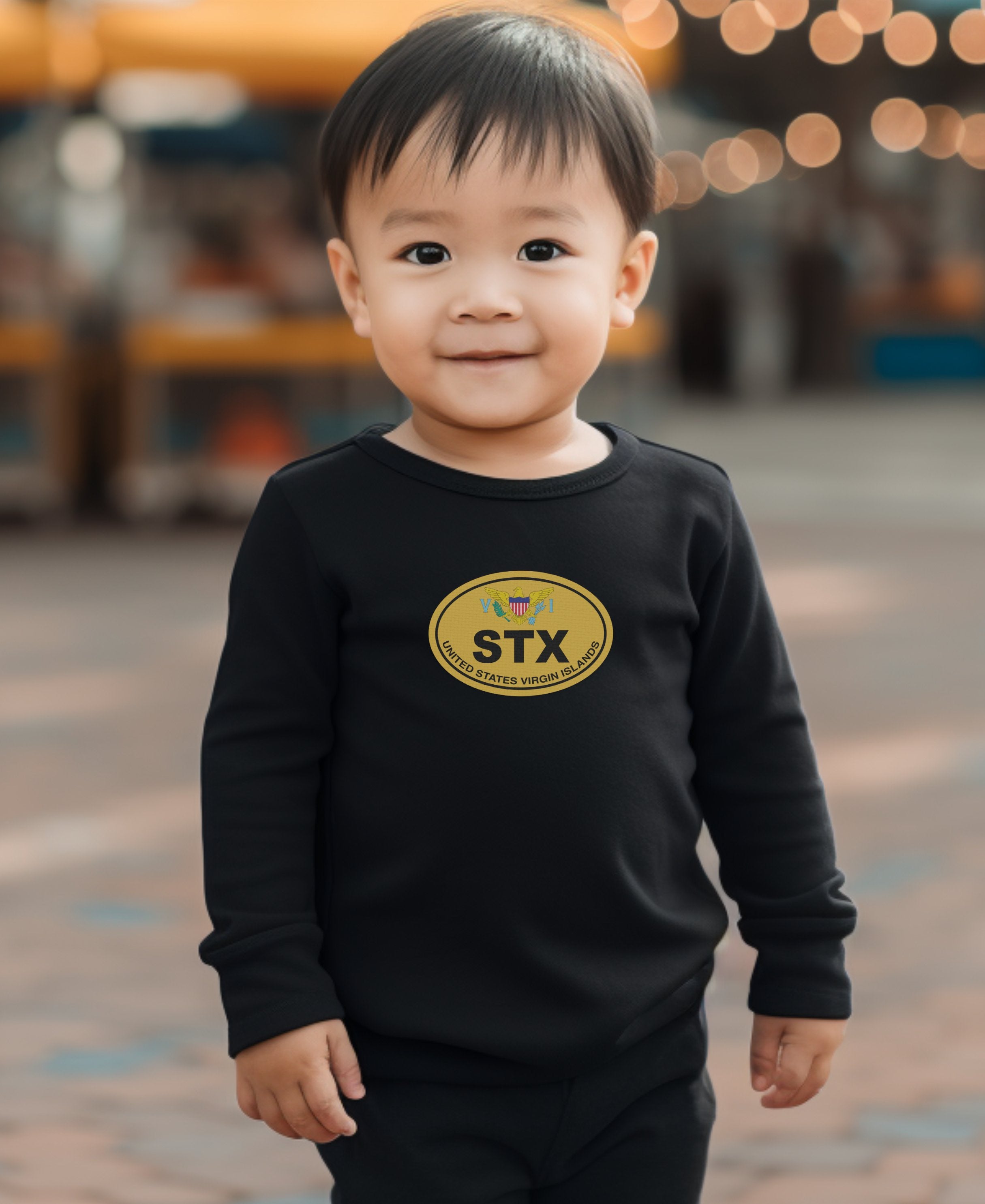 St Croix snorkeling at Buck Island National Reef Toddler Long Sleeve T-Shirt