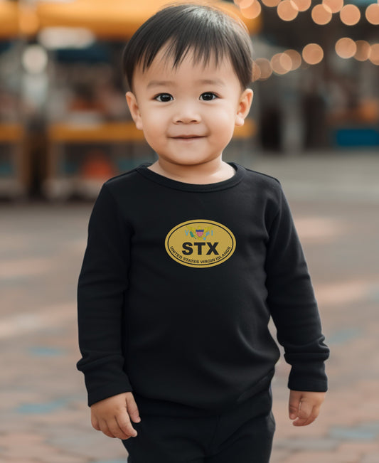 St Croix snorkeling at Buck Island National Reef Toddler Long Sleeve T-Shirt