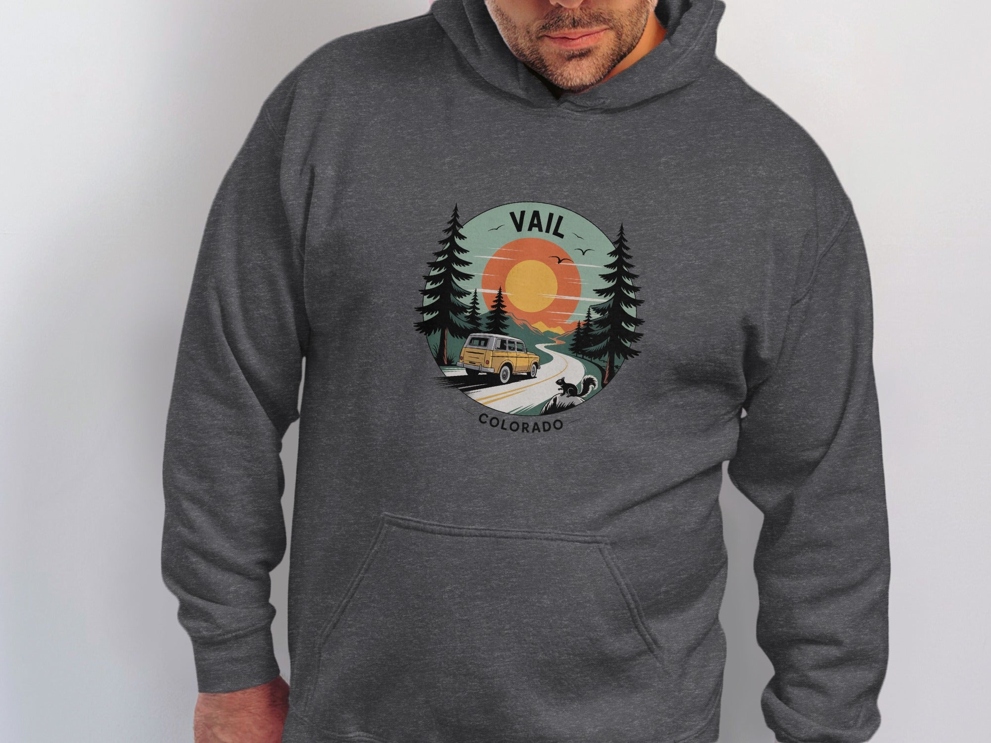 Vail Colorado Sunset Scenic Hoodie Sweatshirt product