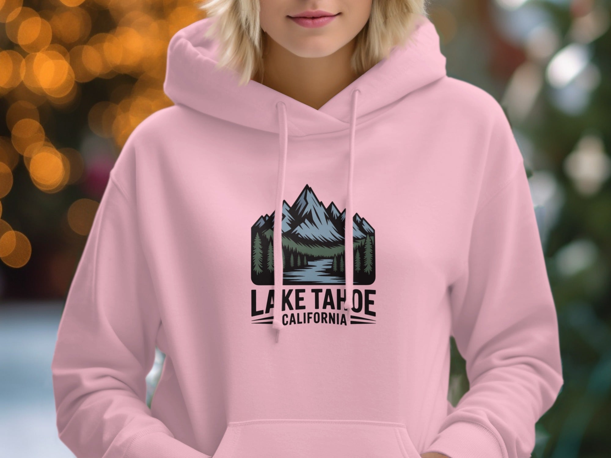 Lake Tahoe California Graphic Hoodie For Stylish Comfort