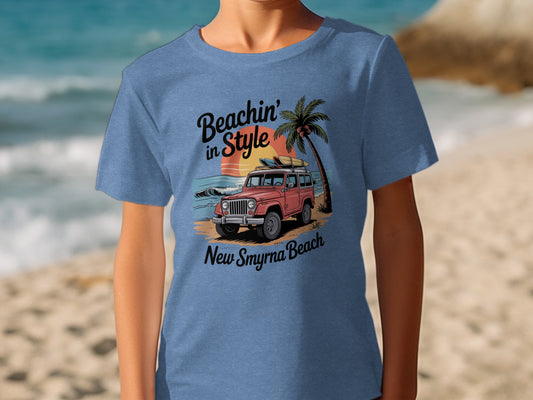 Beachin' in Style New Smyrna Beach Tshirt product