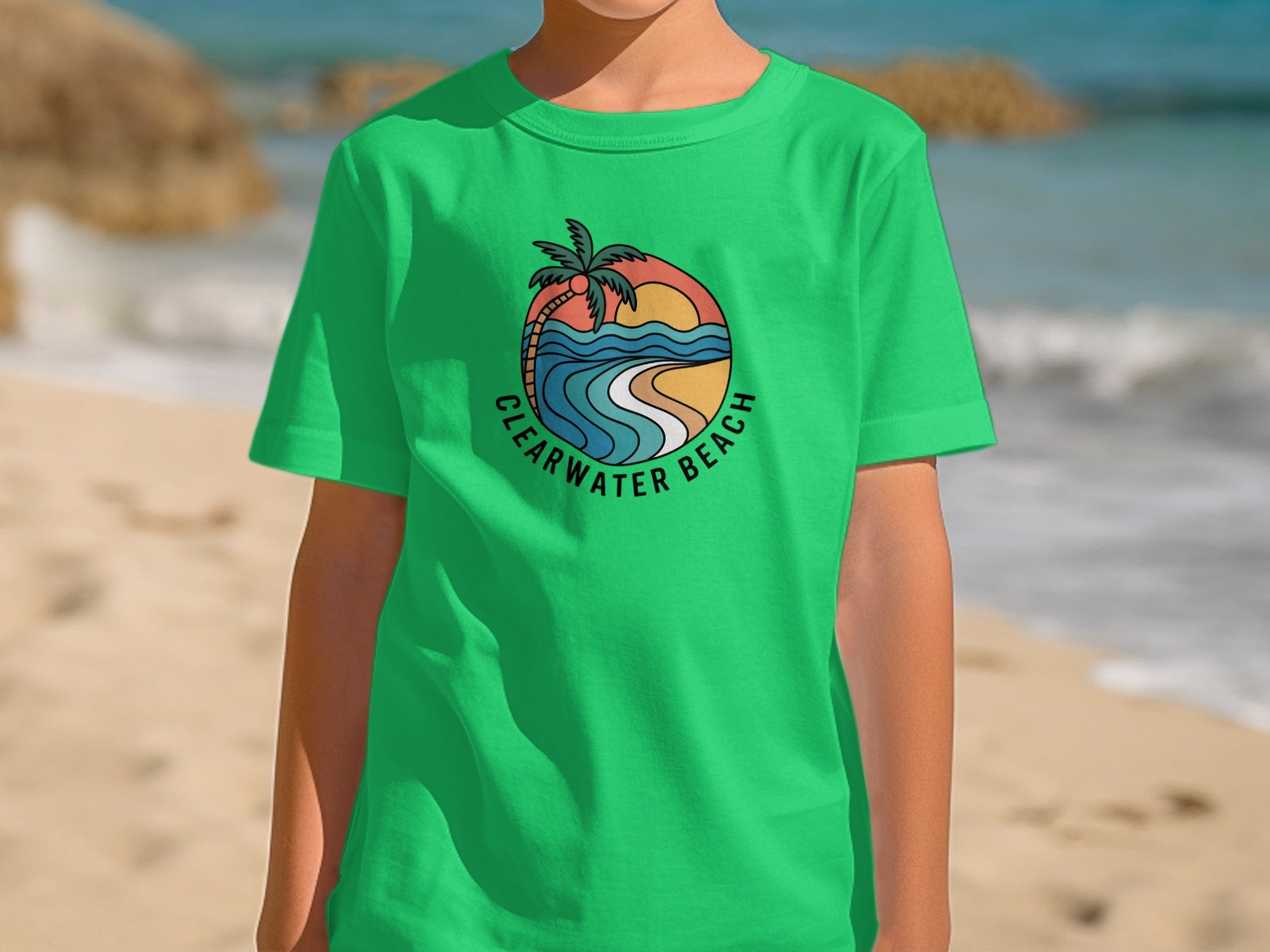 Clearwater Beach Graphic Print T-shirt product type