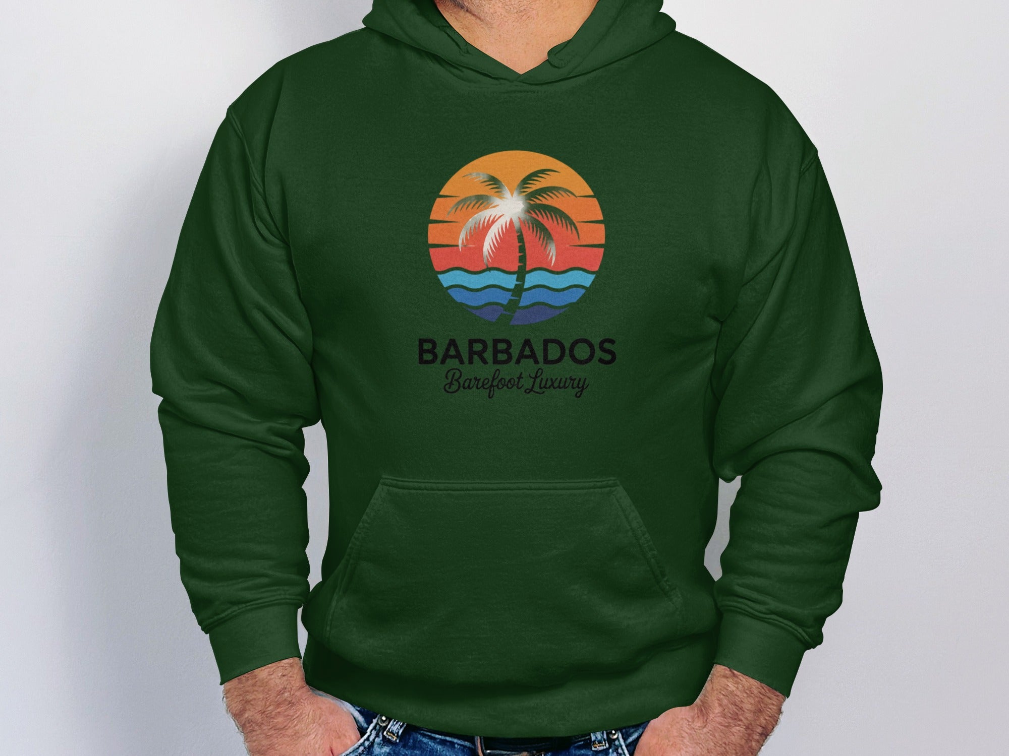 Barbados Barefoot Luxury Palm Tree Hoodie product type