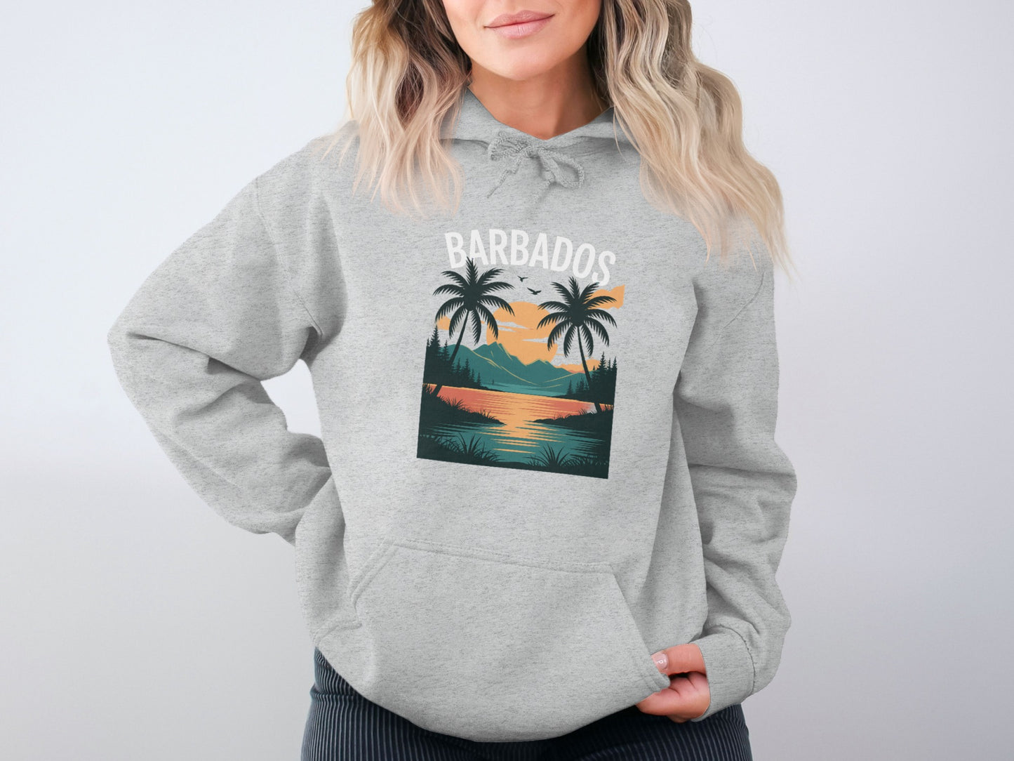 Barbados Scenic Print Women's Hoodie product