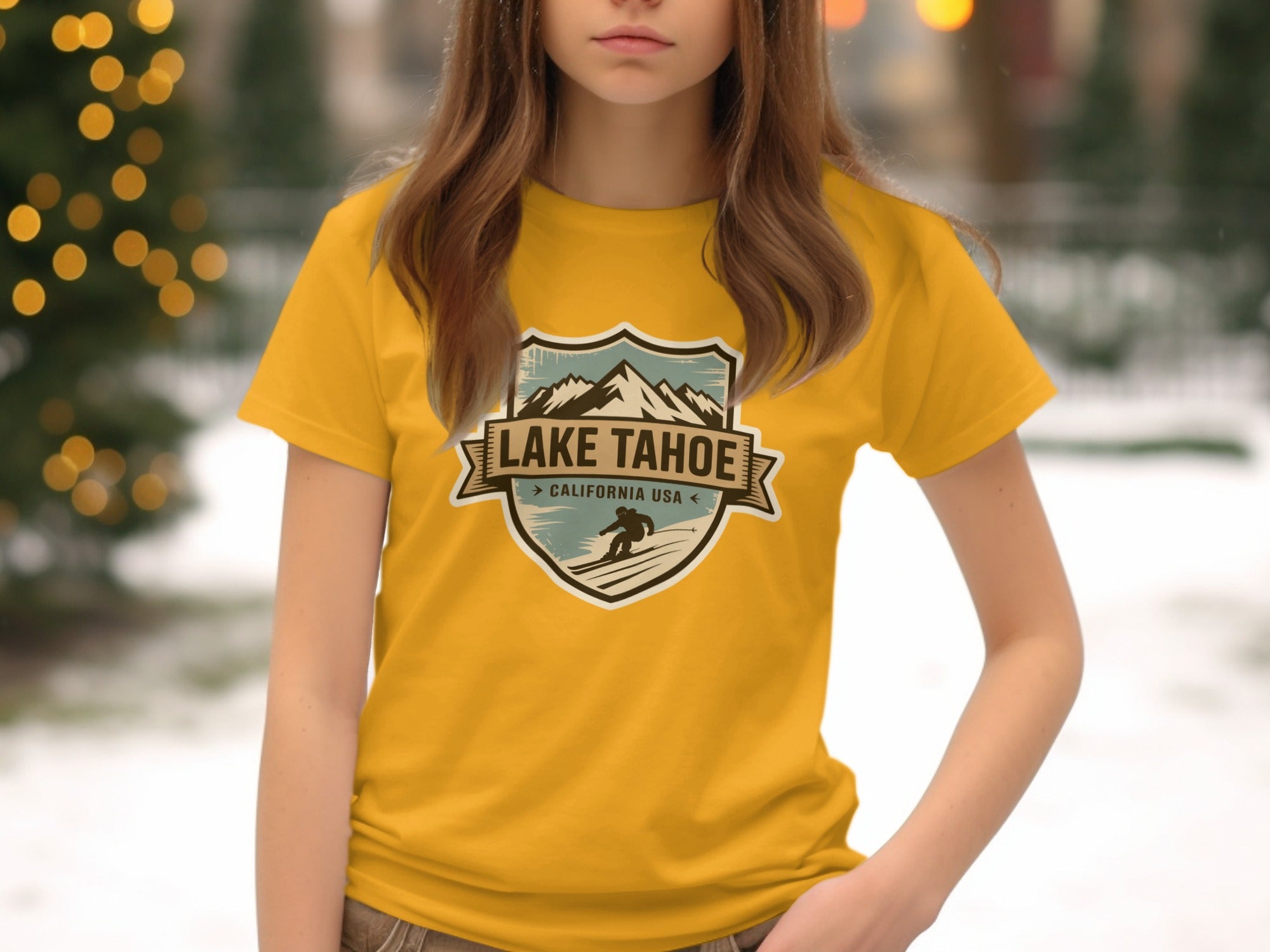 Lake Tahoe California USA Graphic Tee Shirt