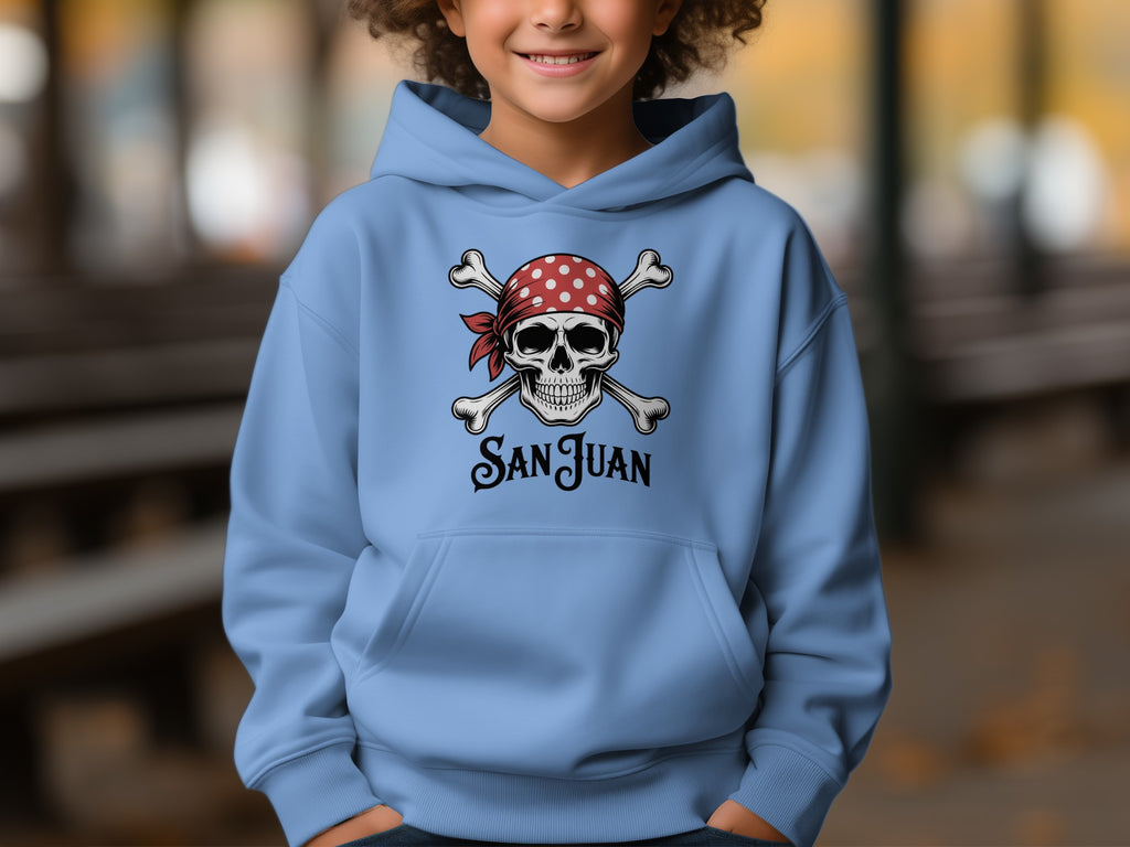 San Juan Pirate Skull Graphic Hoodie product