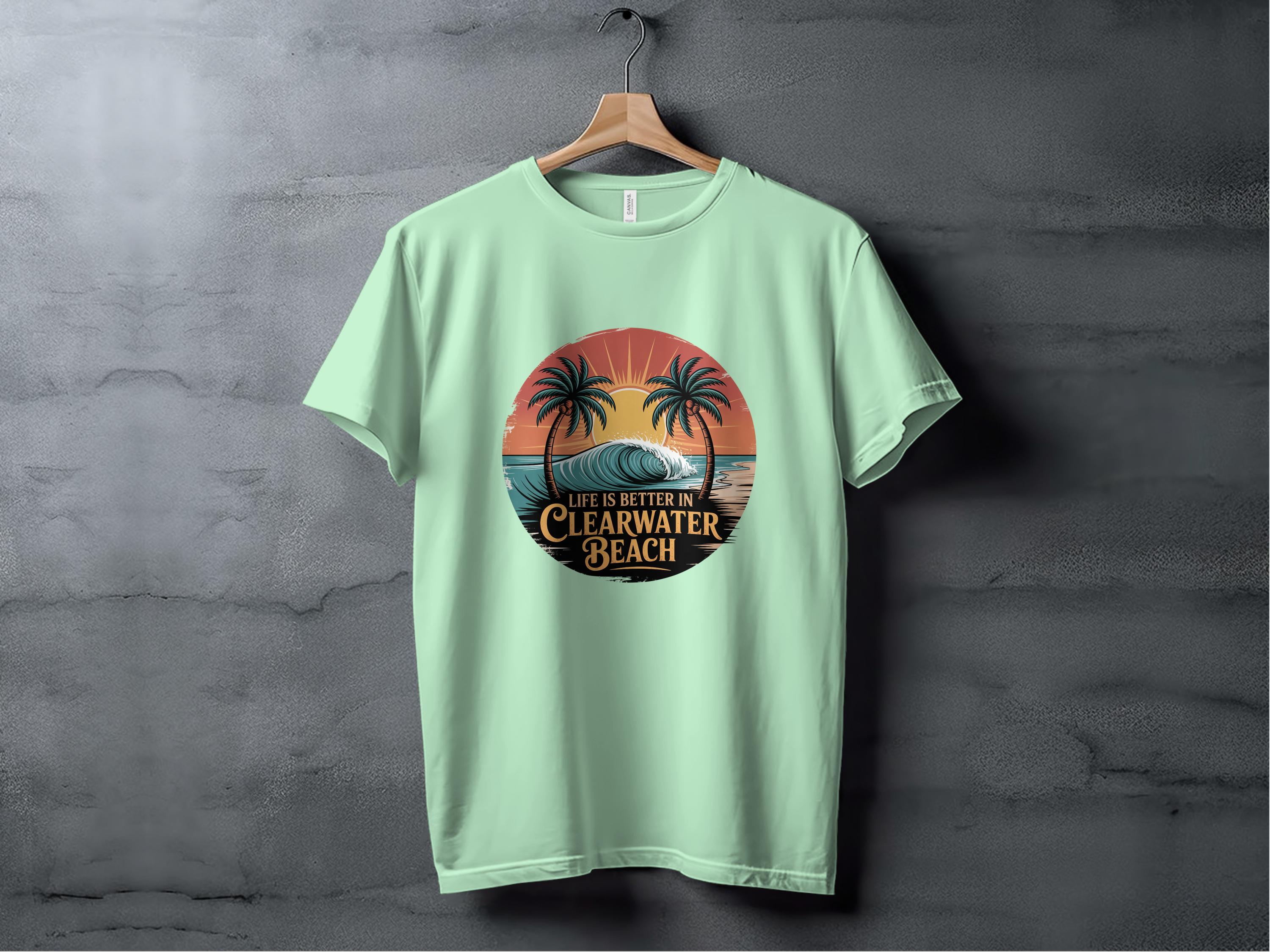 Life Is Better In Clearwater Beach graphic shirt product