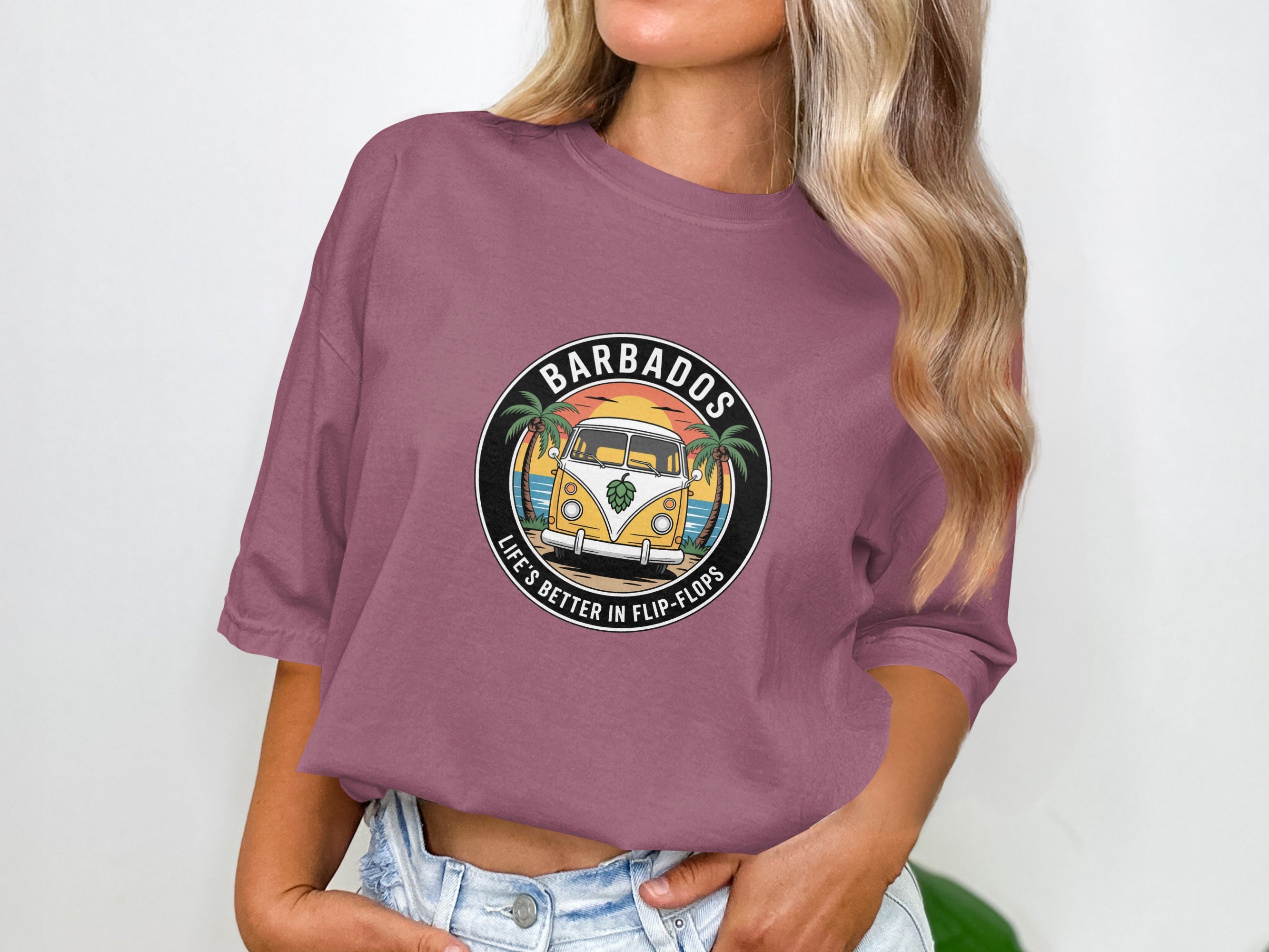 Barbados Let's Better in Flip-Flops T-shirt product type