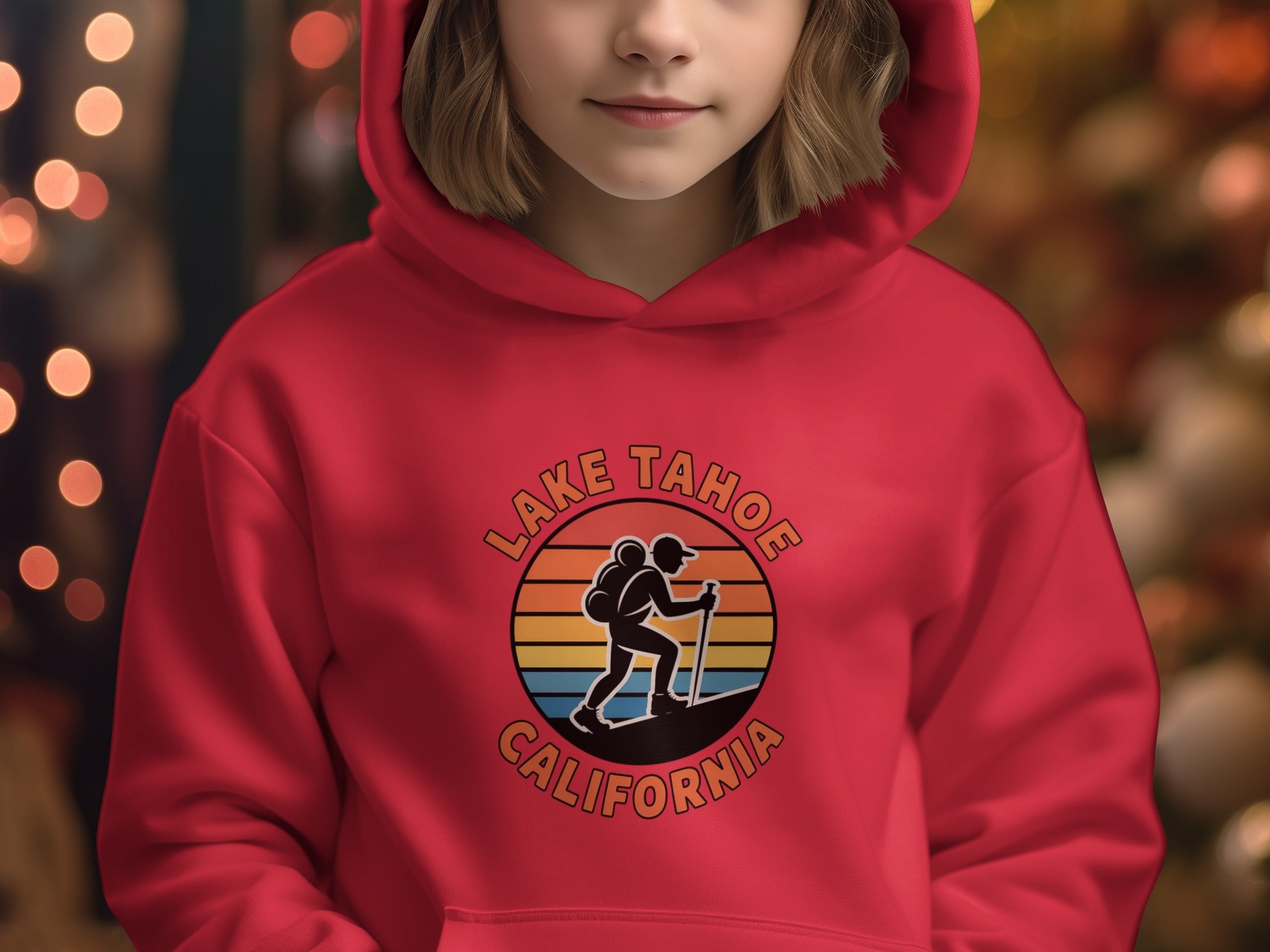 Lake Tahoe California Hiking Kid's Hoodie
