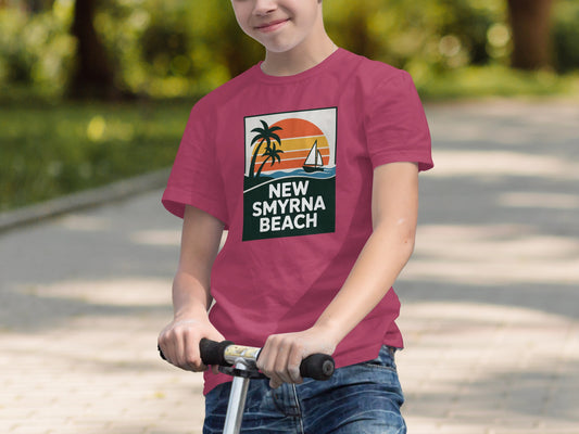 New Smyrna Beach Vintage Sunset Design product type