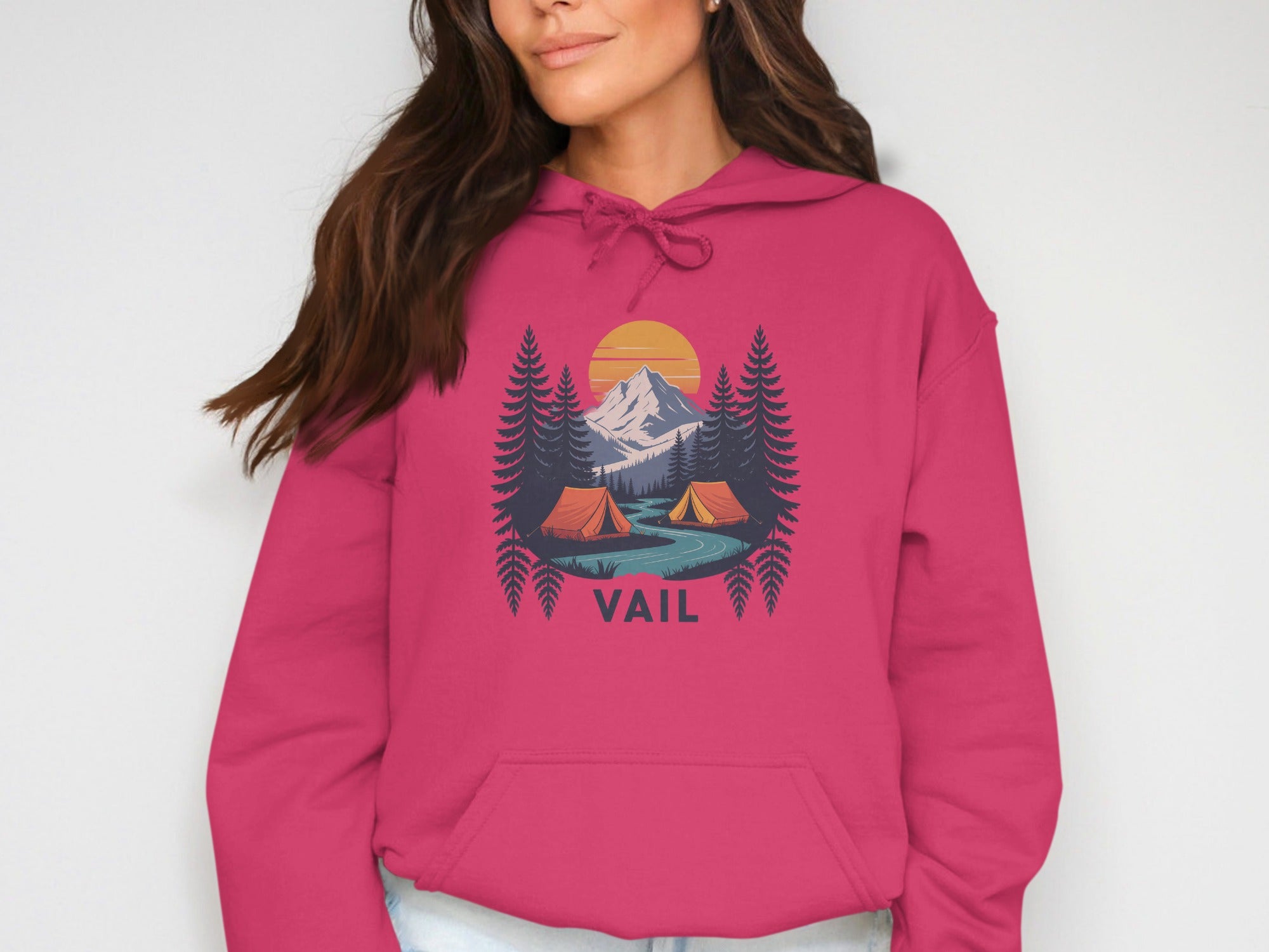 Scenic Camping Adventure Vail Hoodie product