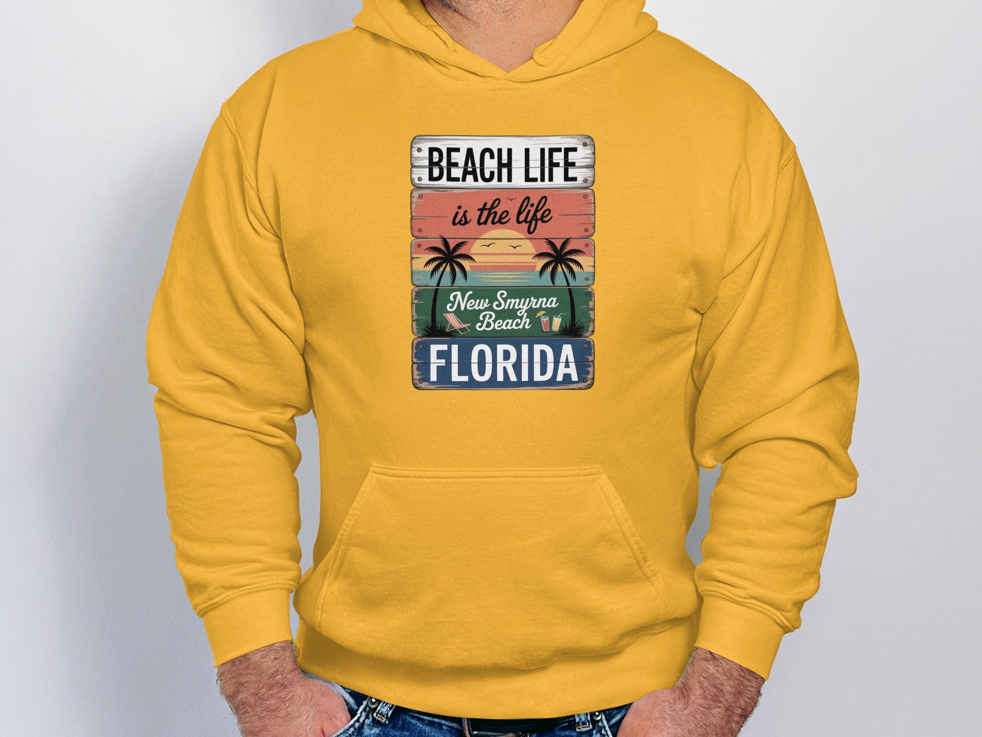 Beach Life Is The Life New Smyrna Beach Florida Hoodie product