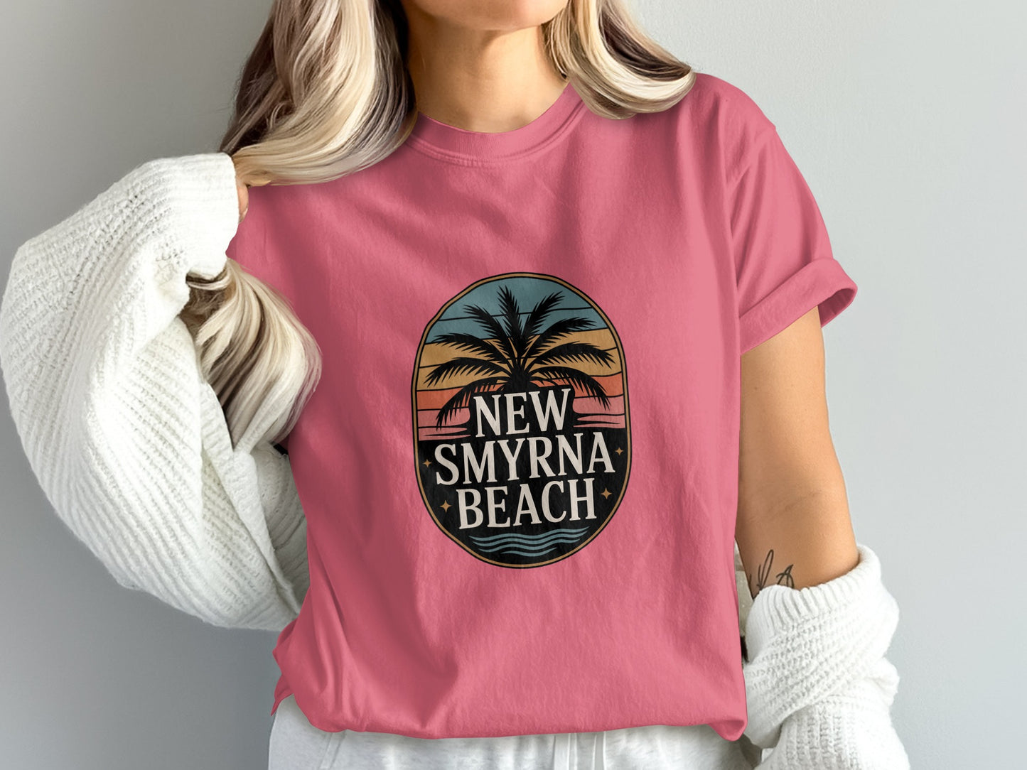 New Smyrna Beach Graphic Tee Casual Wear Product Type