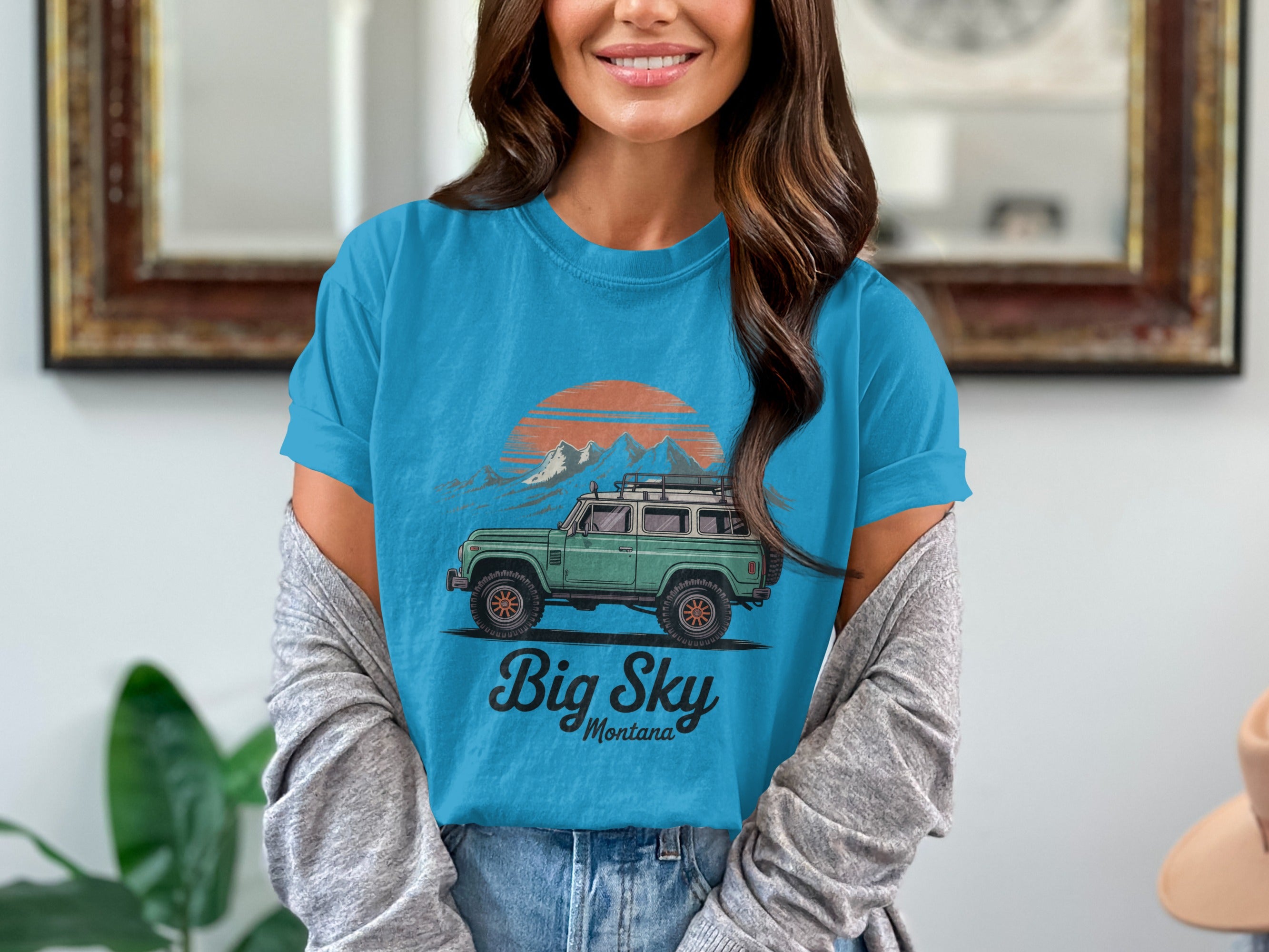 Big Sky Montana Graphic Tee Casual Wear Product
