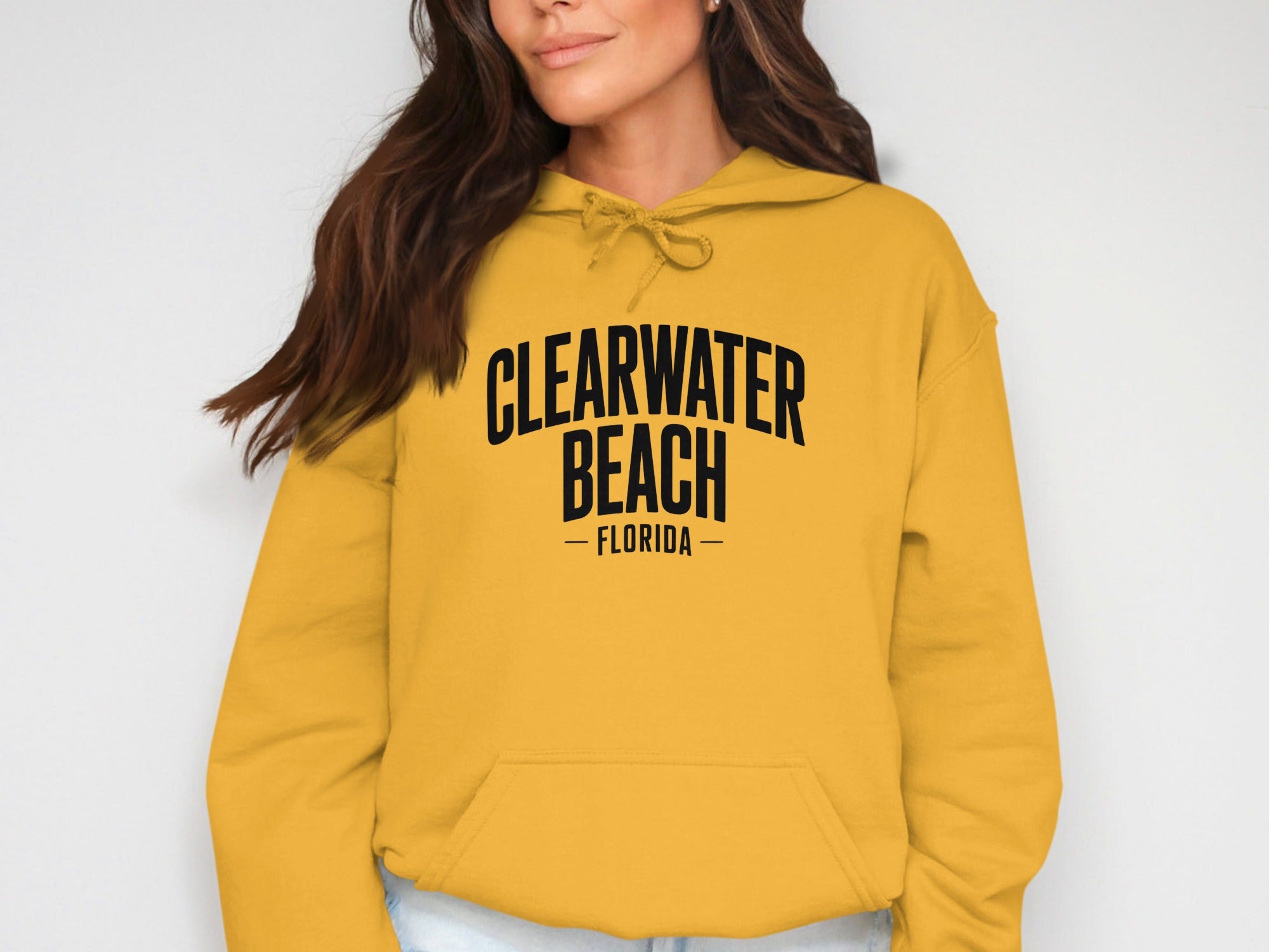 Clearwater Beach Florida Yellow Hoodie product