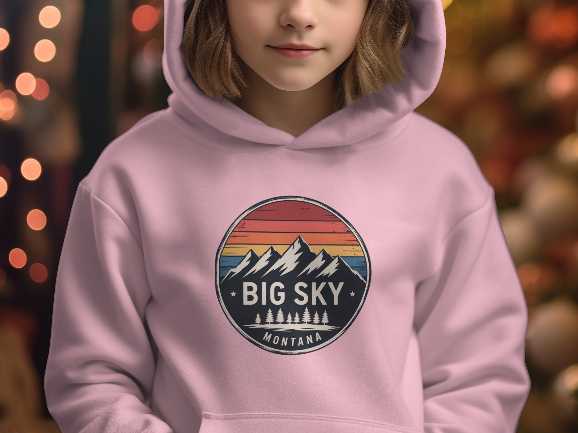 Vintage Big Sky Montana Hoodie for Casual Wear