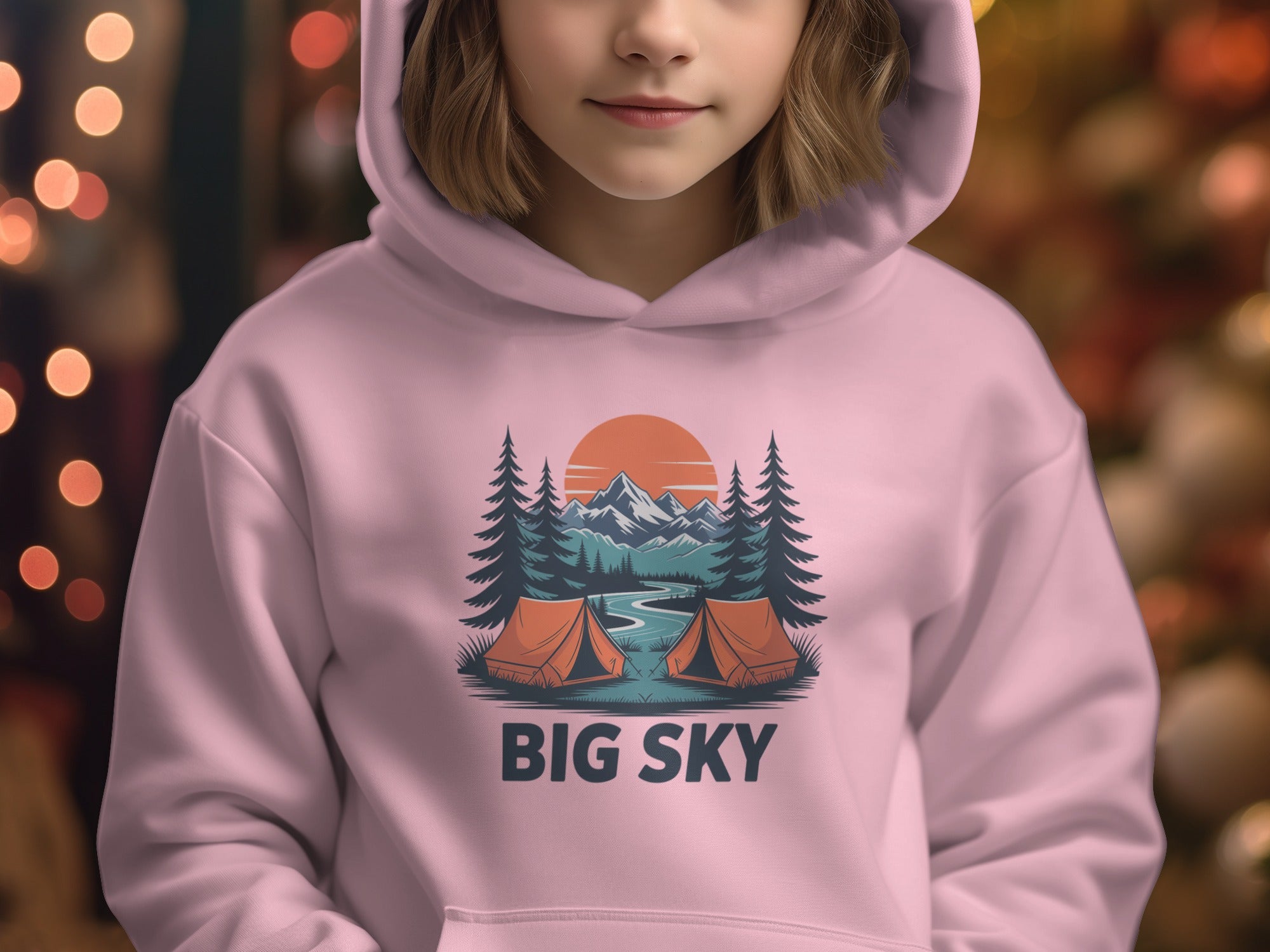 Big Sky Camping Hoodie for Outdoor Enthusiasts