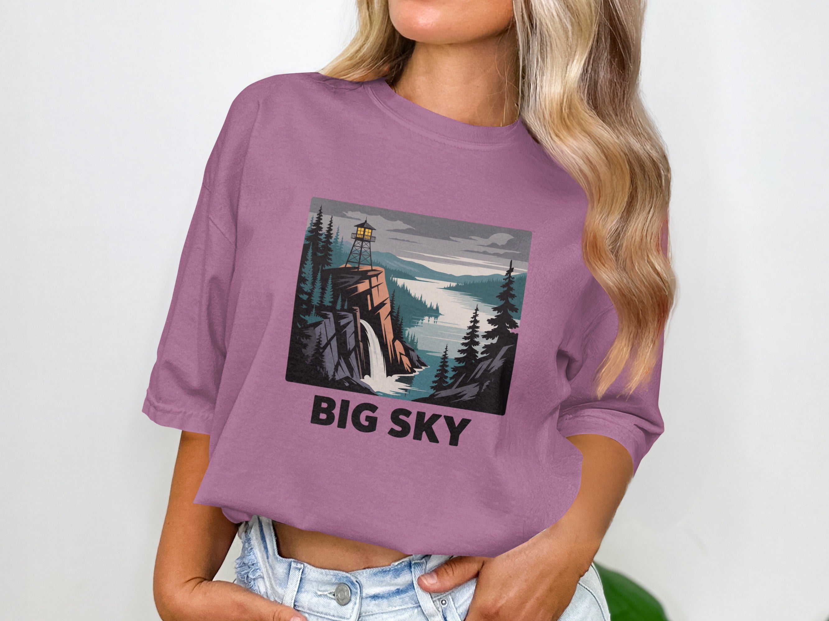 Big Sky Scenic Graphic T-Shirt product type