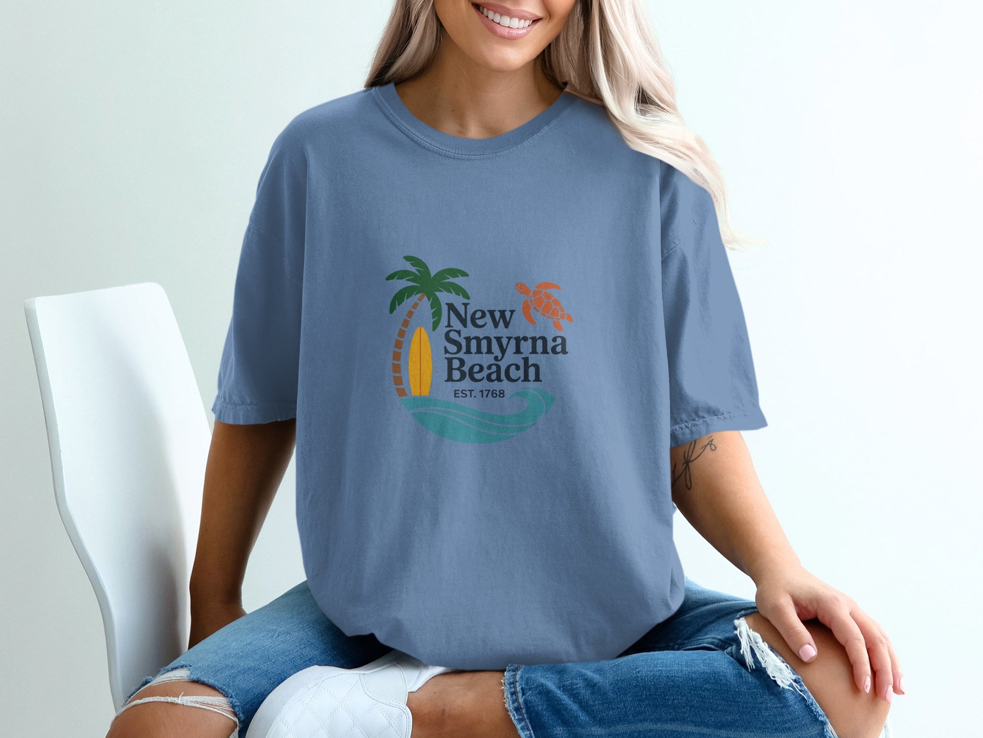 New Smyrna Beach EST 1768 Graphic T-Shirt product