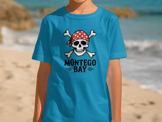 Montego Bay Pirate Skull Graphic T-Shirt product type
