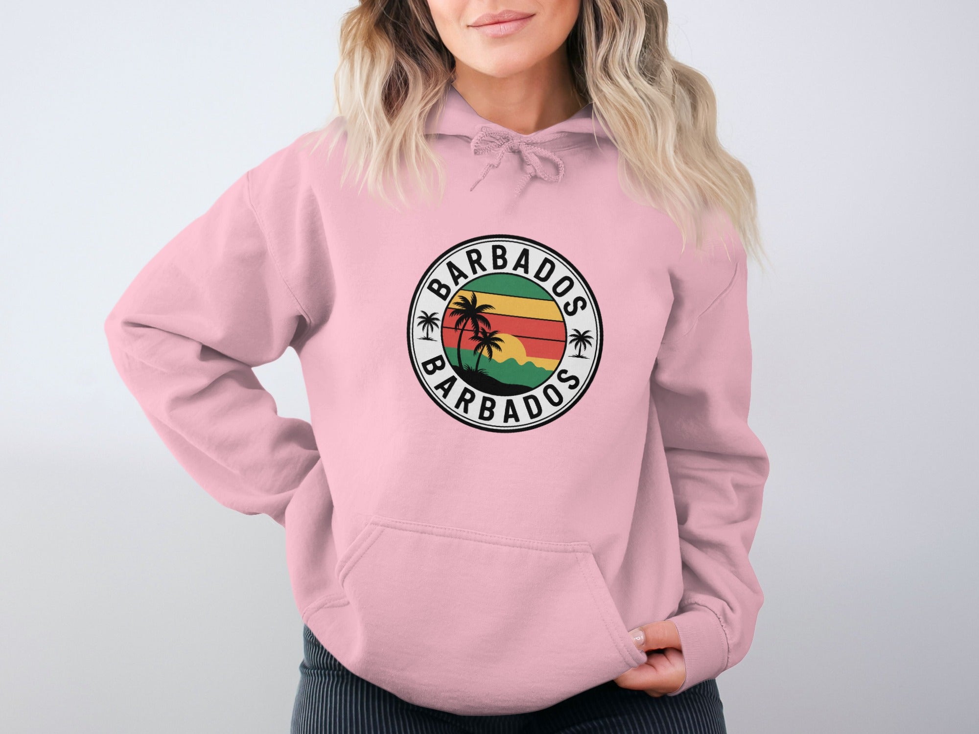 Vintage Barbados Hoodie with Graphic Design product