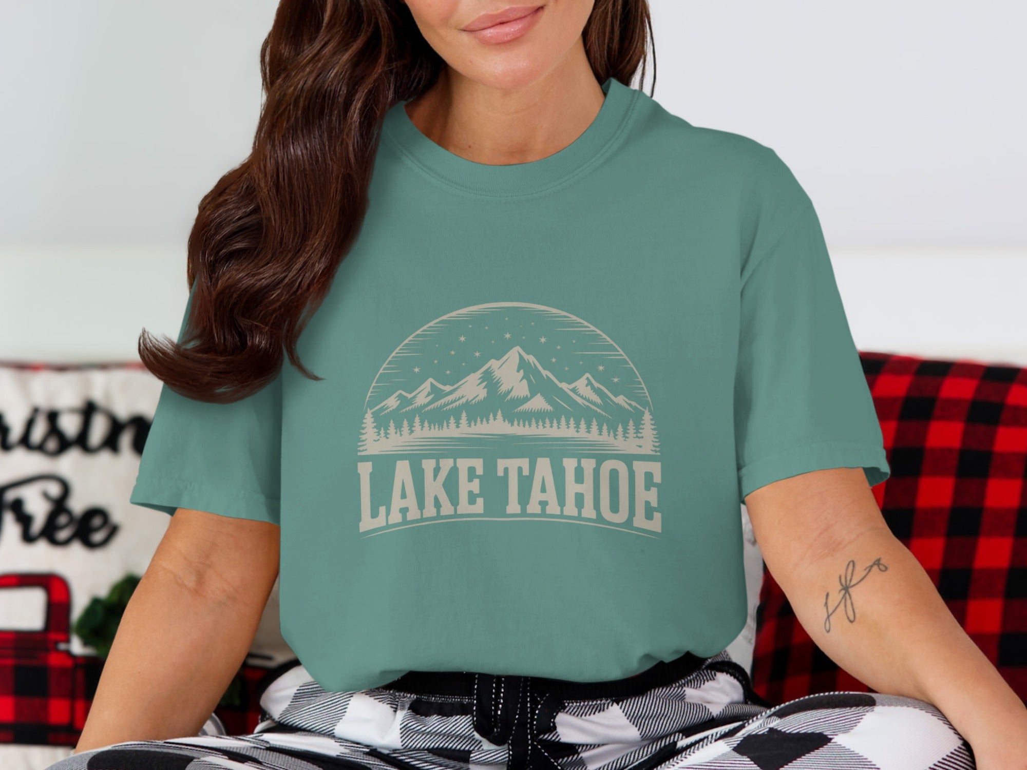 Lake Tahoe Graphic T-Shirt Outdoor Travel Apparel Product type