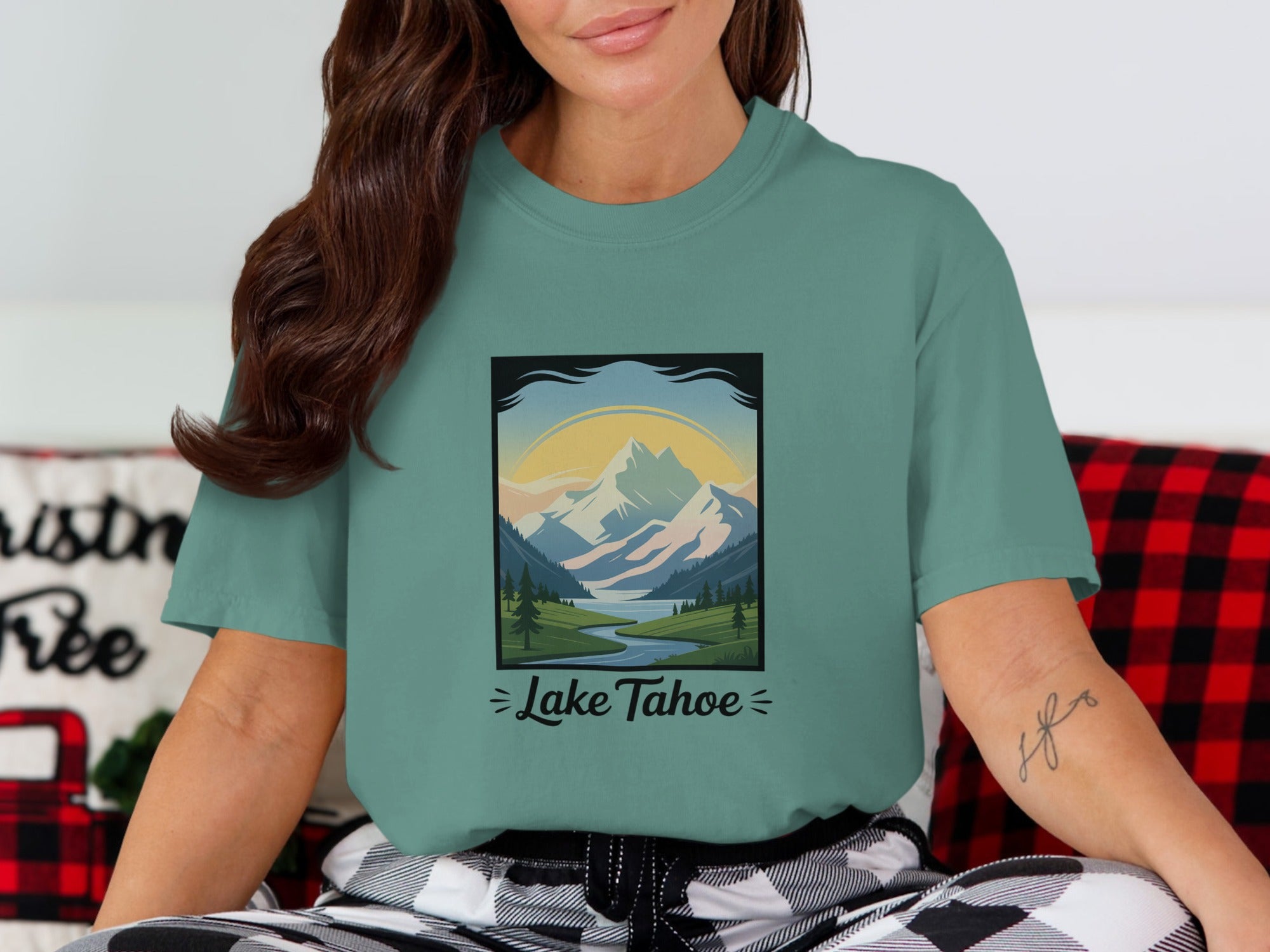 Lake Tahoe Scenic Graphic Women's T-shirt product type