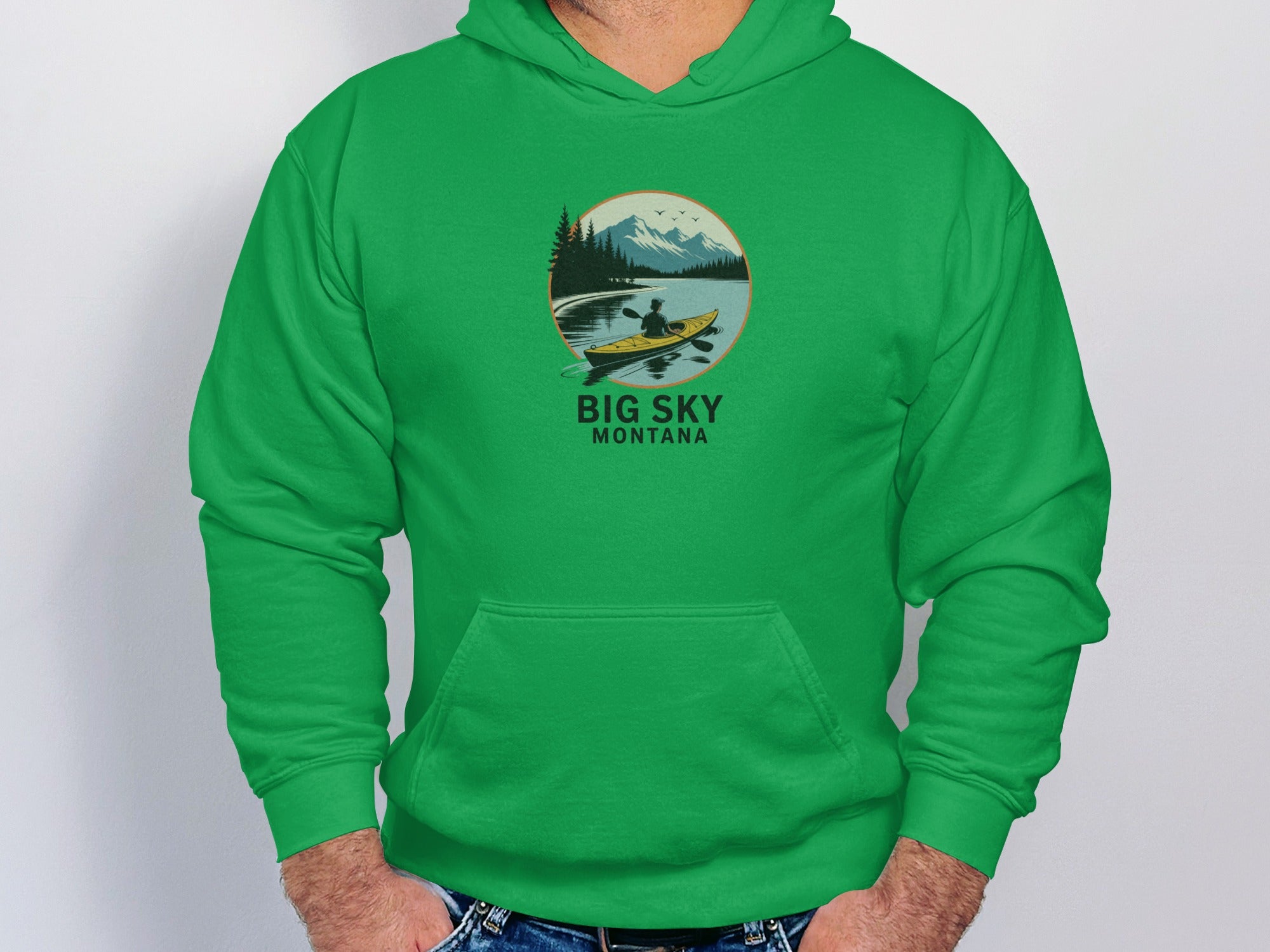 Big Sky Montana Scenic Hoodie Adventure Apparel