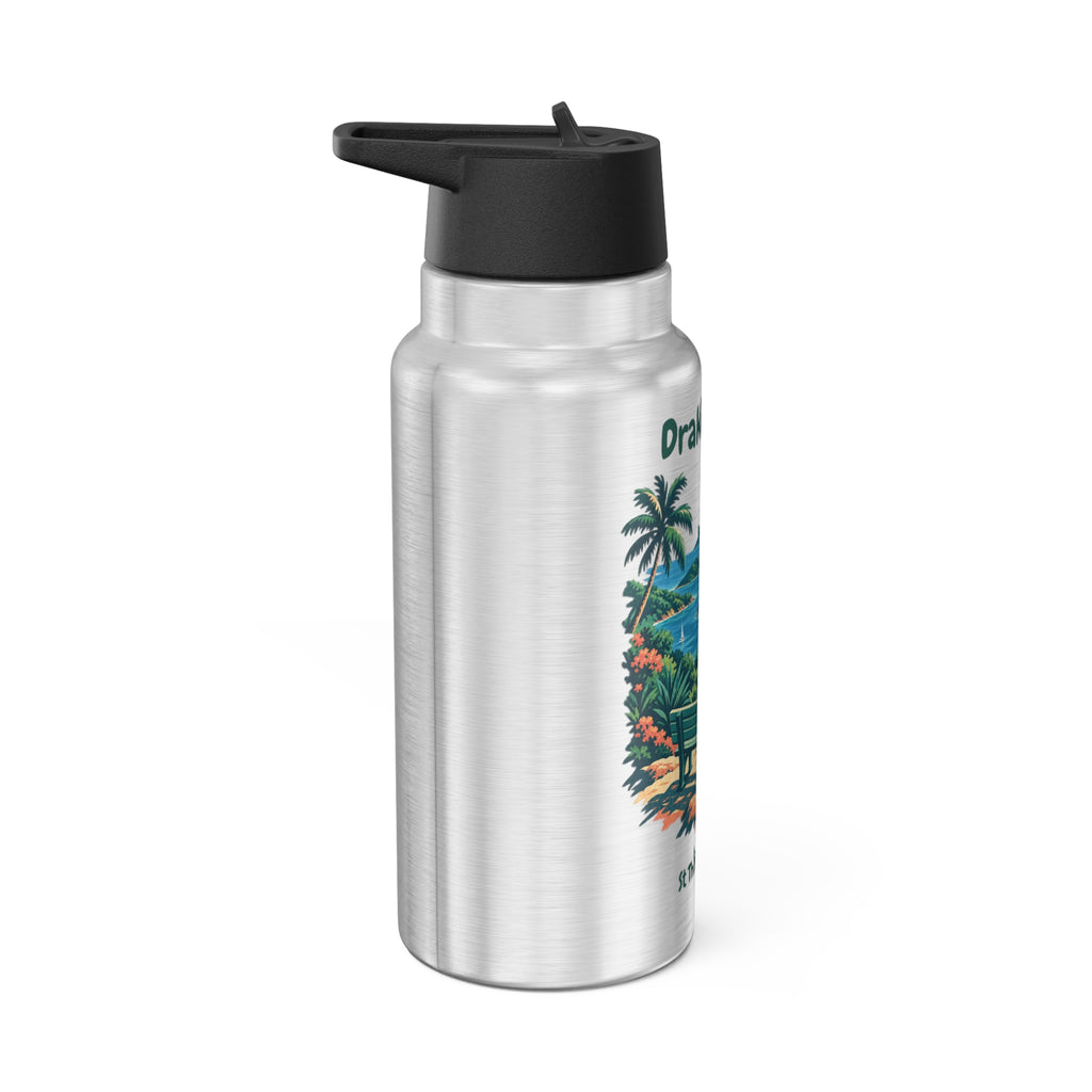 Drake's Seat St. Thomas USVI Gator Tumbler 32oz
