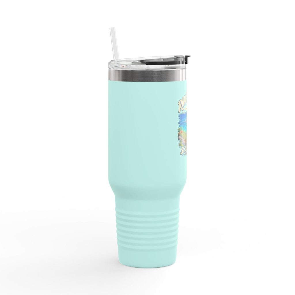Ram Head Trail St John USVI artwork on a Polar Camel 40 oz travel mug, product view 11