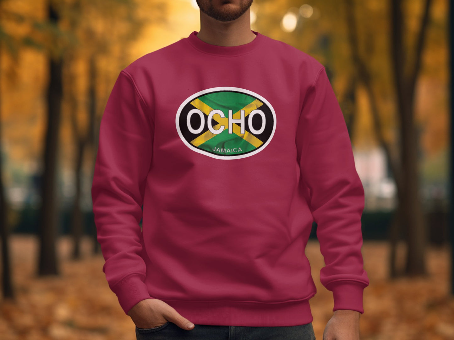 Ocho Rios Mens Sweatshirt Garnet