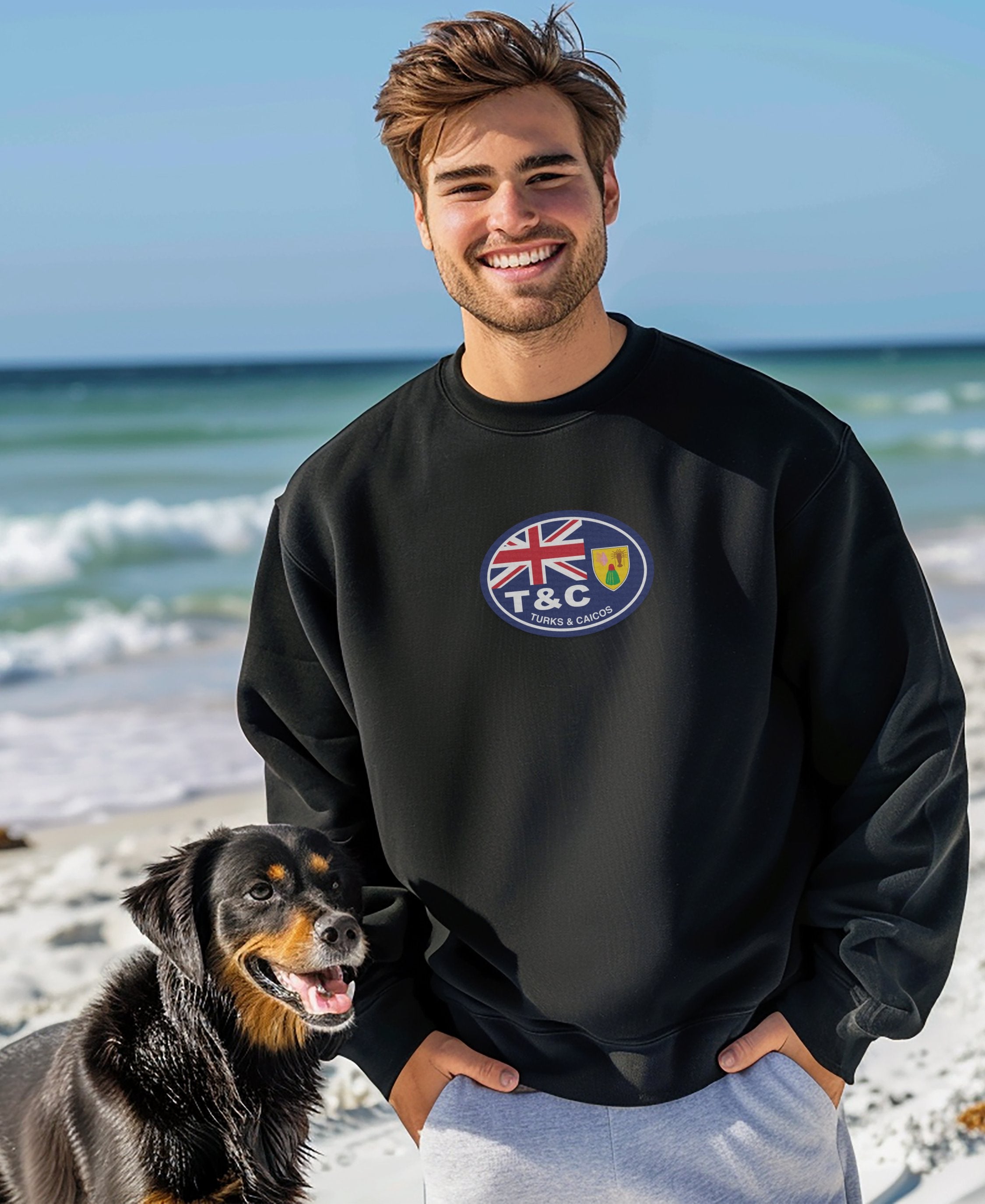 Union Jack T and C Casual Comfortable Sweatshirt product