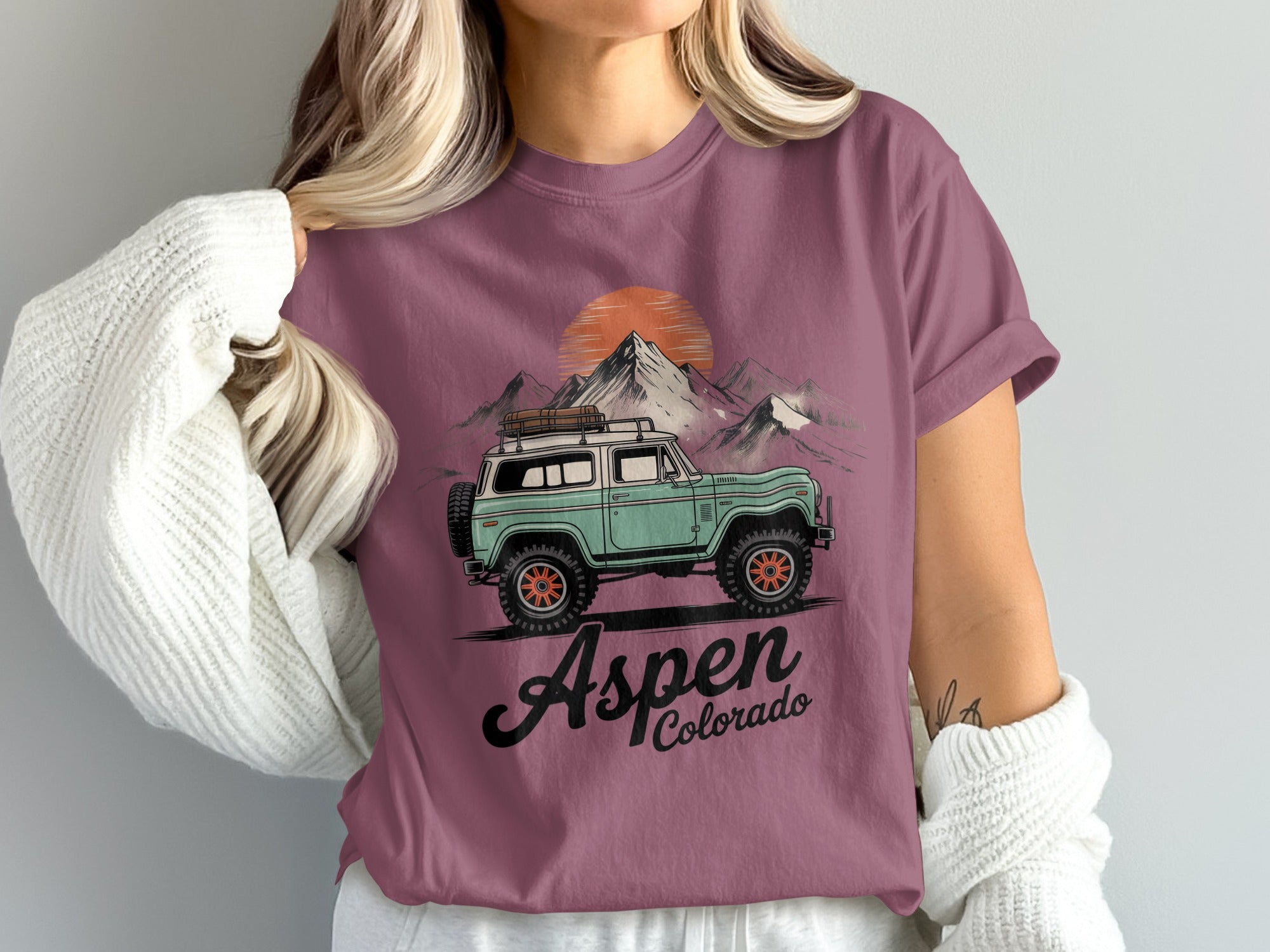 Aspen Colorado Graphic Tee stylish fashion product