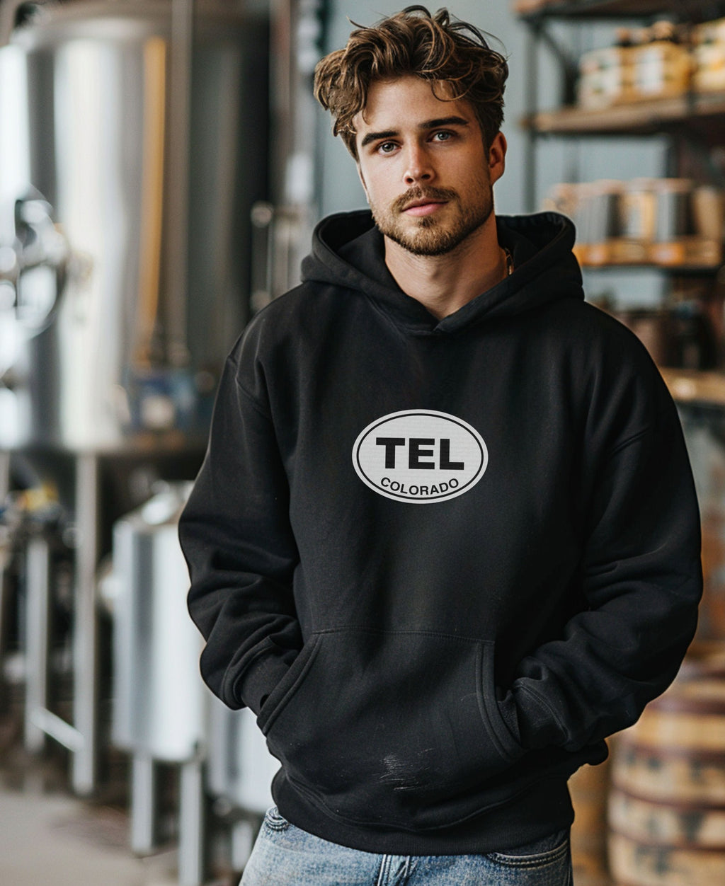 Telluride Mens Hoodie: Mountain Retreat