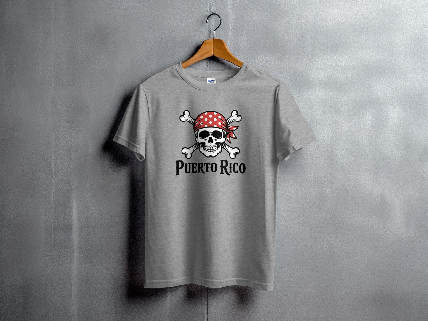 Puerto Rico Skull and Crossbones T-Shirt product type