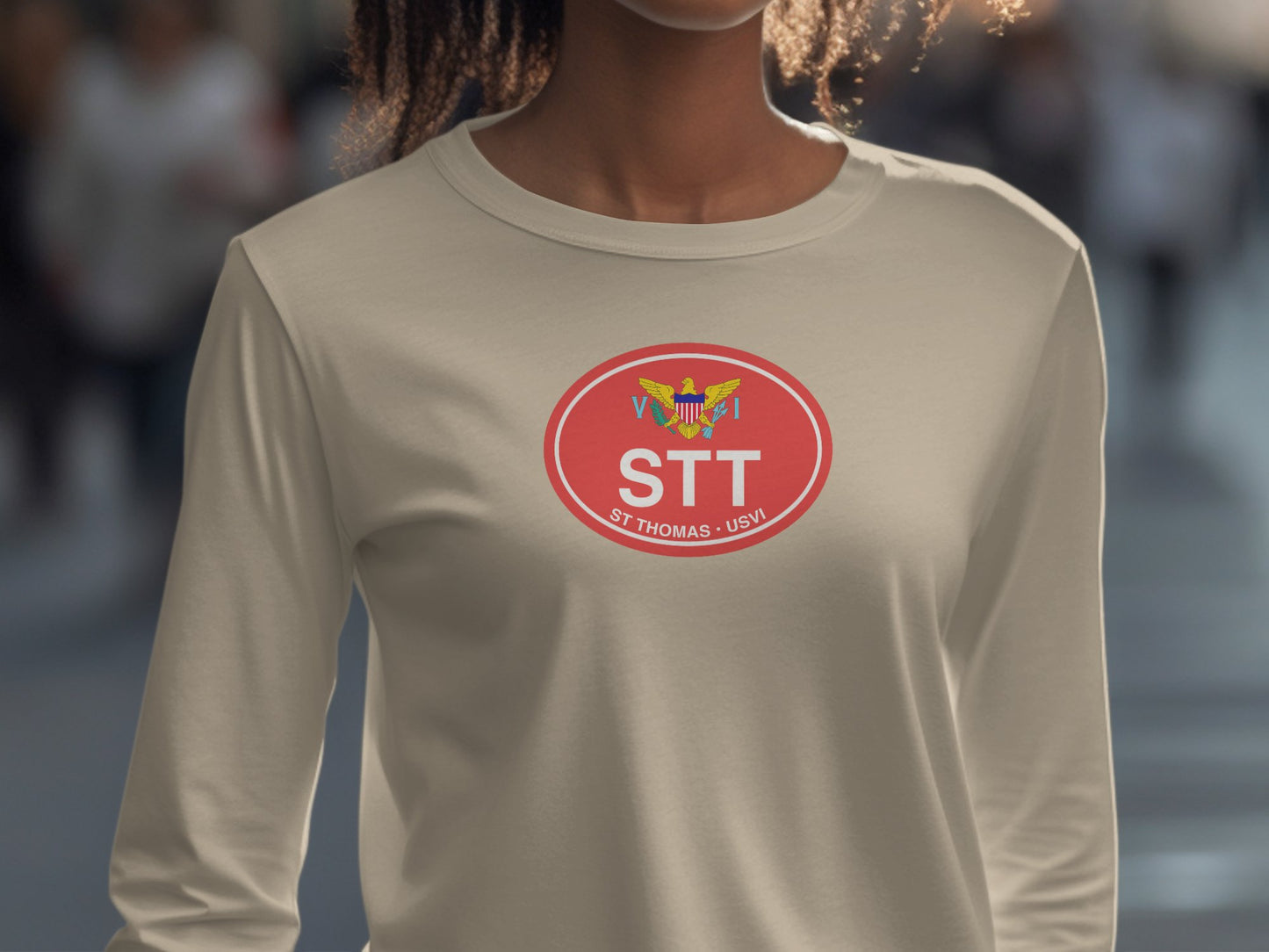 St. Thomas Carnival, Virgin Islands Charter Yacht Show, Magens Bay, Charlotte Amalie, Womens Long Sleeve T-Shirt