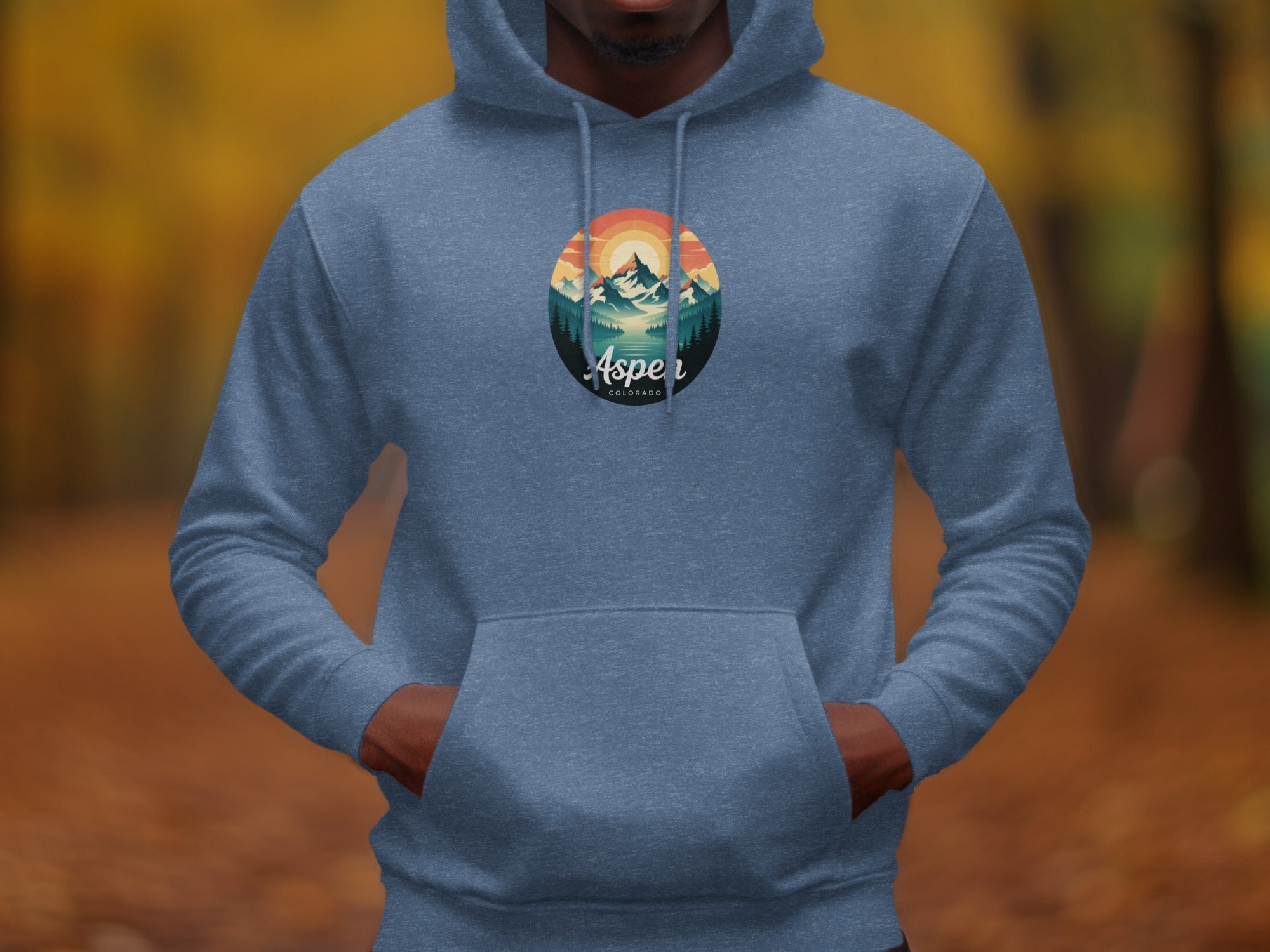 Aspen Colorado Sunset Print Hoodies product